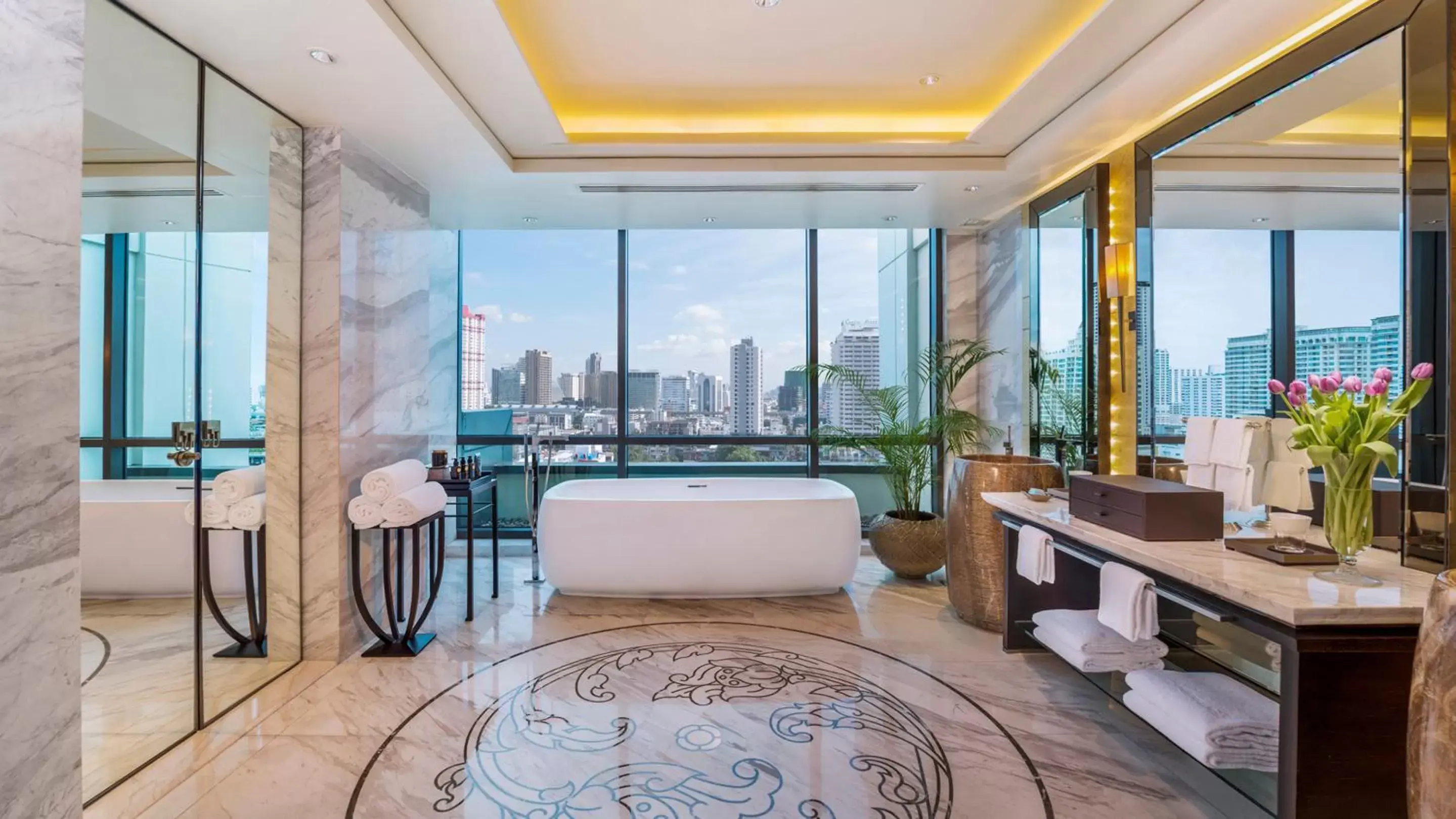 Bathroom in Siam Kempinski Hotel Bangkok - SHA Extra Plus Certified