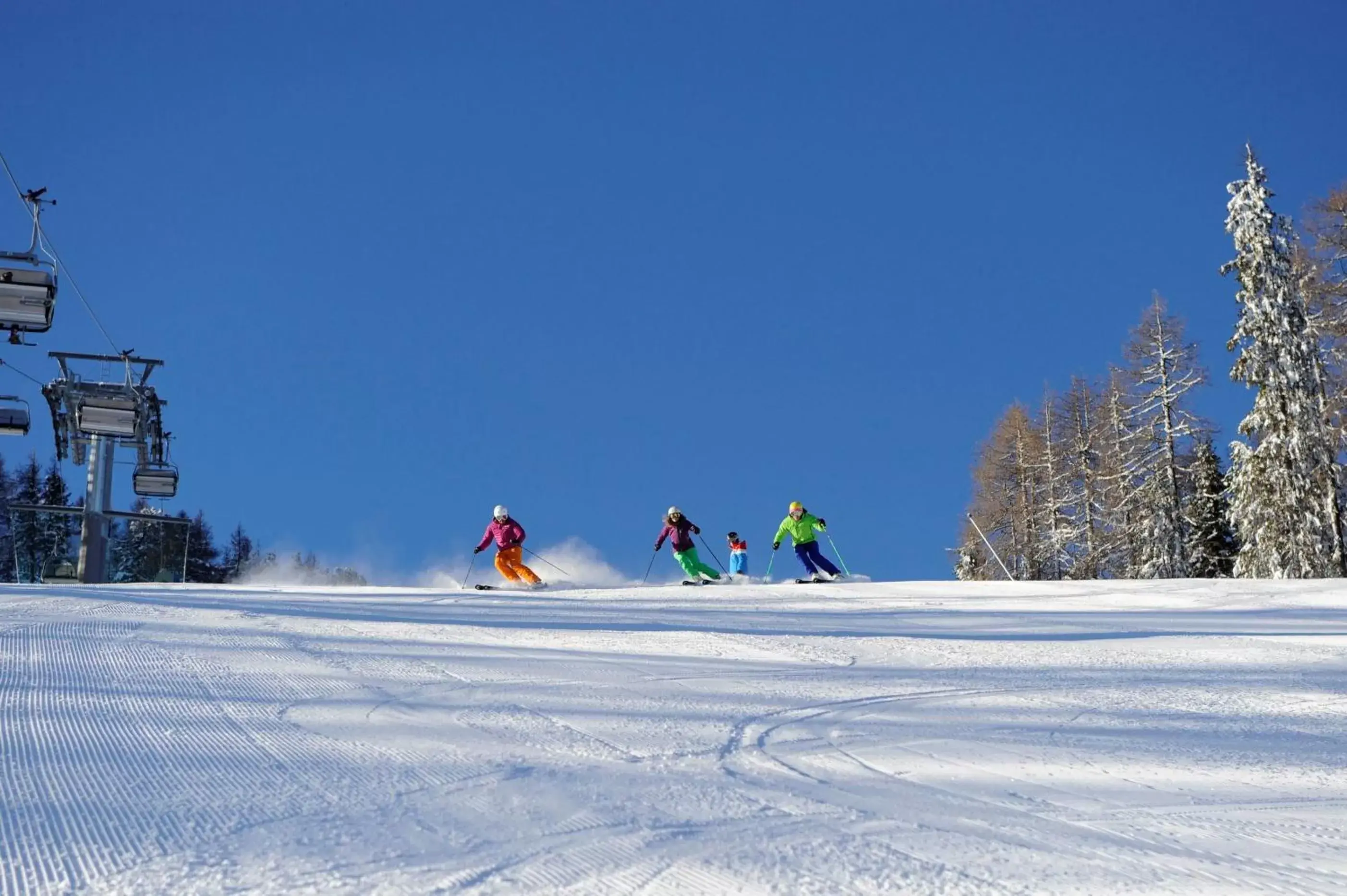 Skiing in Hotel Castel Latemar