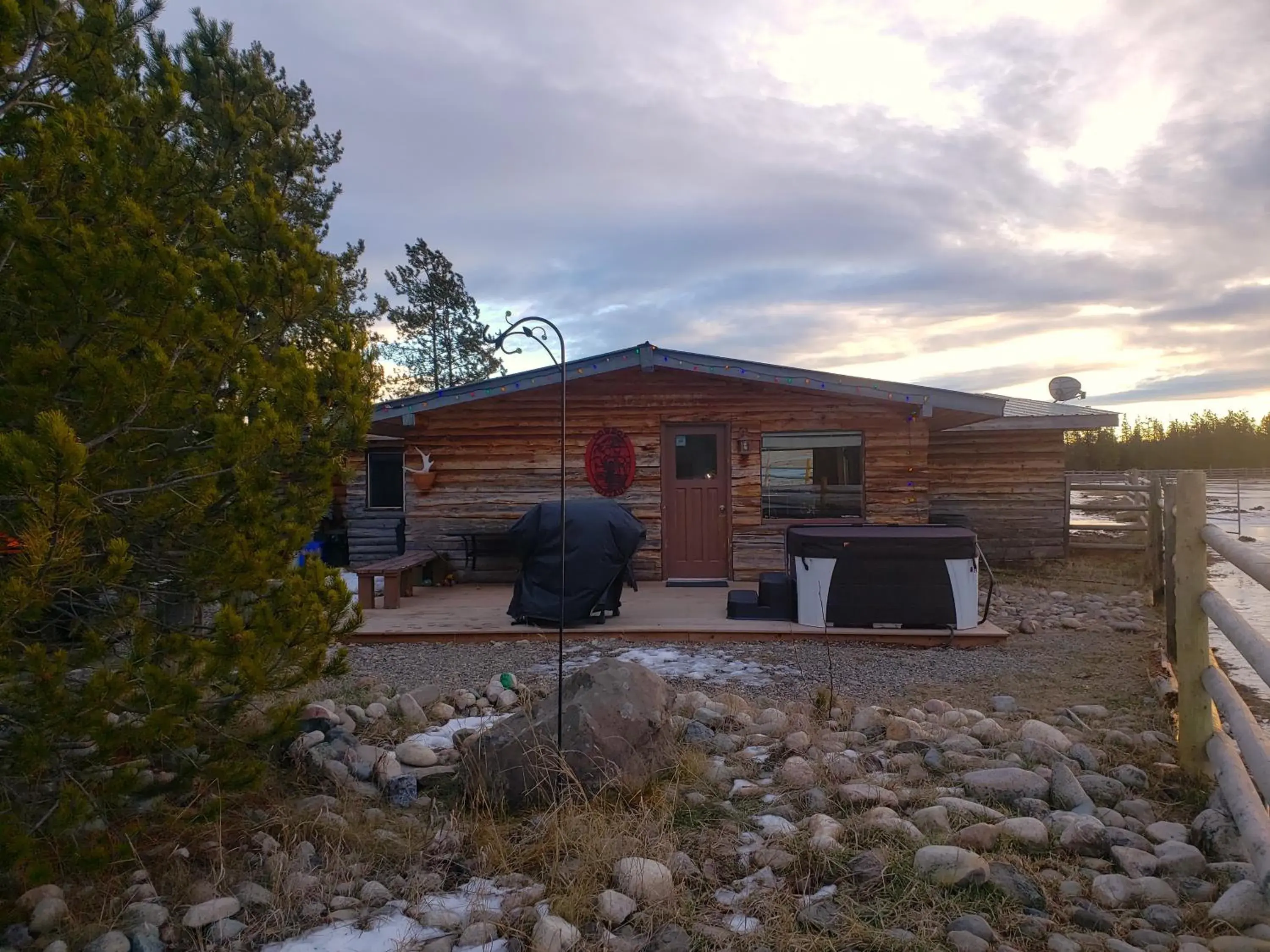 Patio, Property Building in Woodhouse Cottages And Ranch