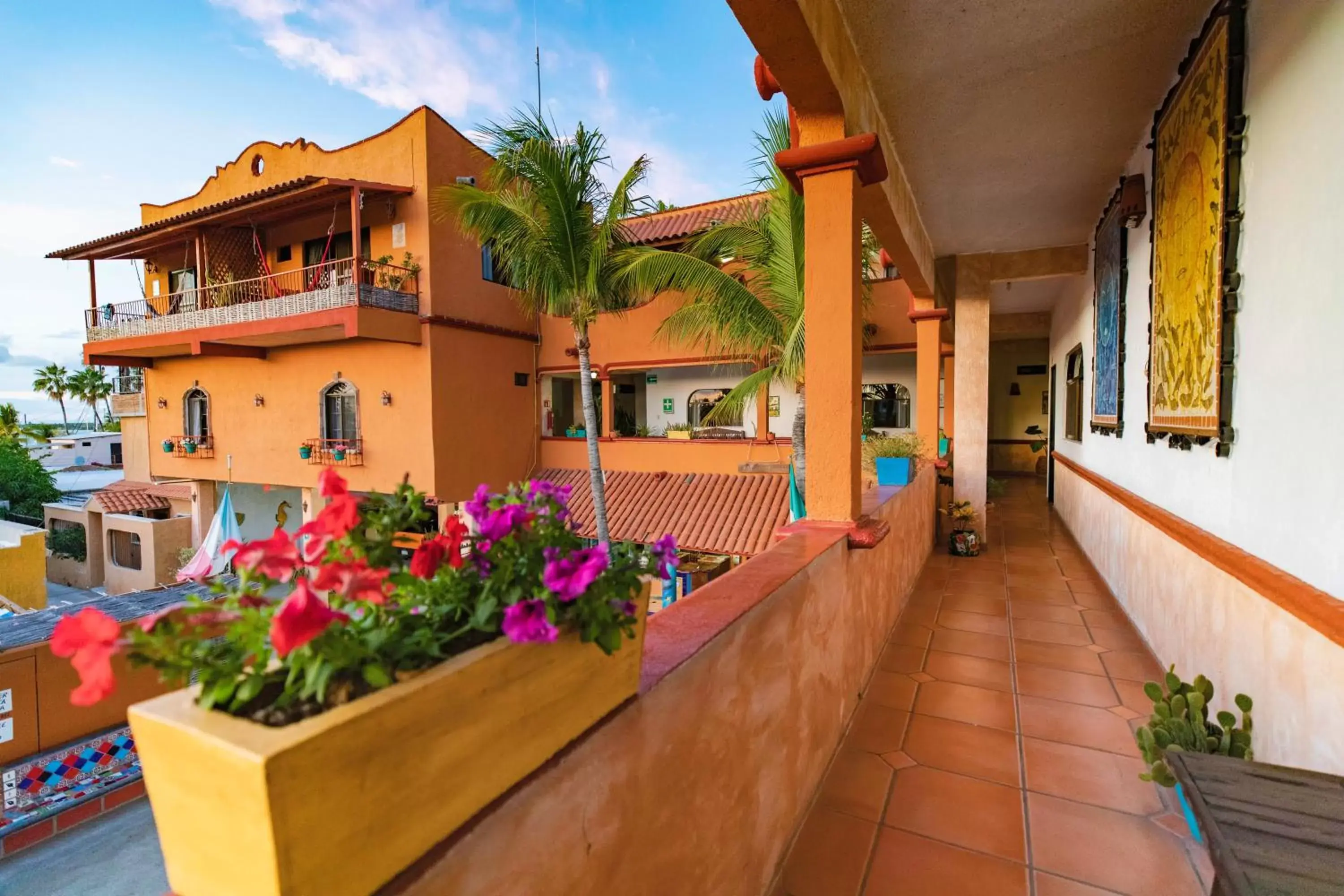 Property building in Hotel Posada Luna Sol