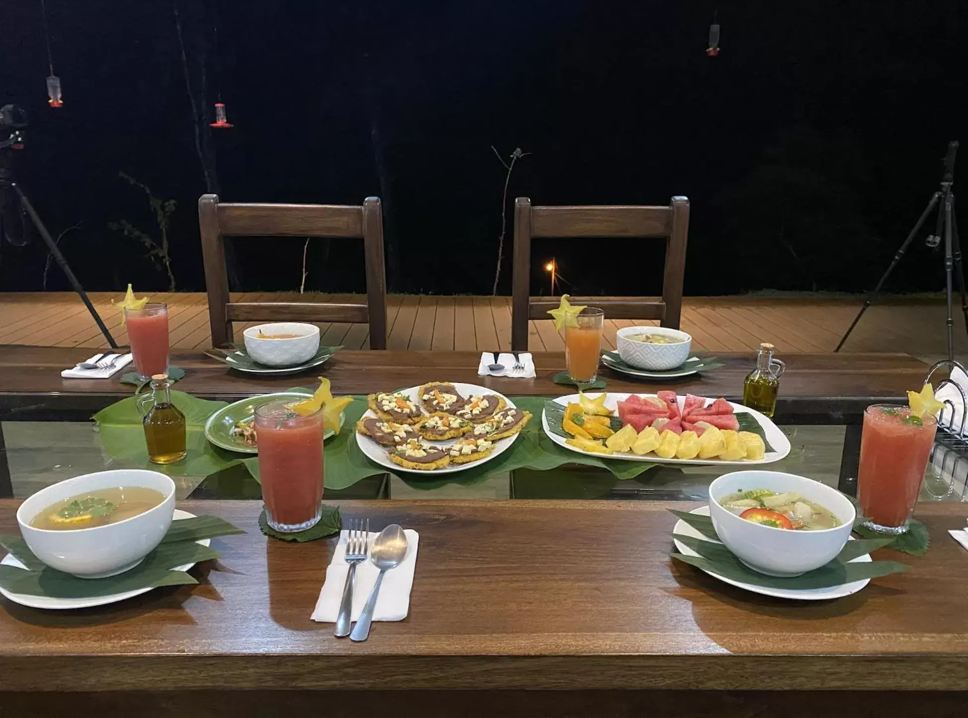 Meals in Arte de Plumas birding lodge