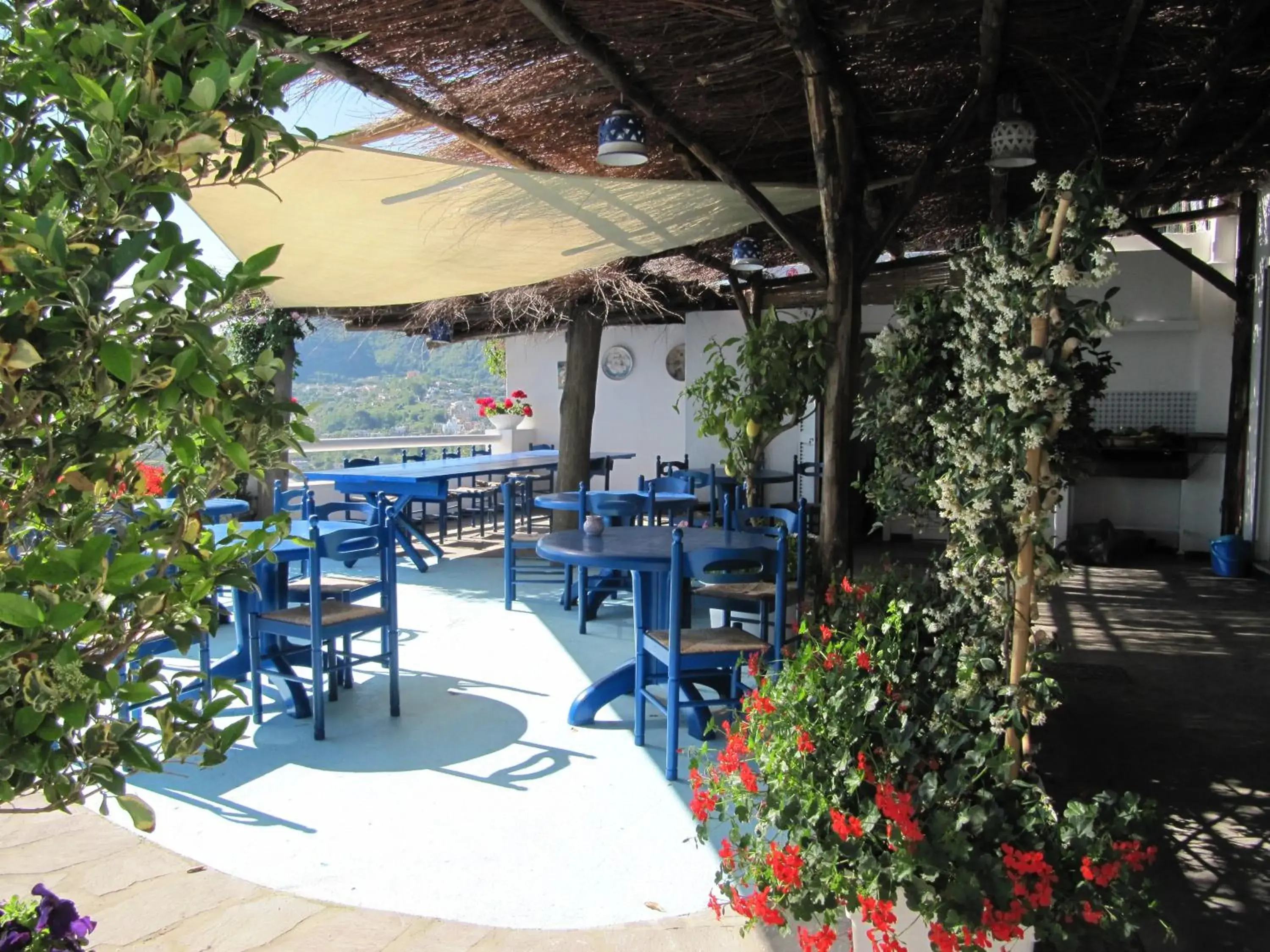 Patio, Restaurant/Places to Eat in Relais Bijoux Ischia