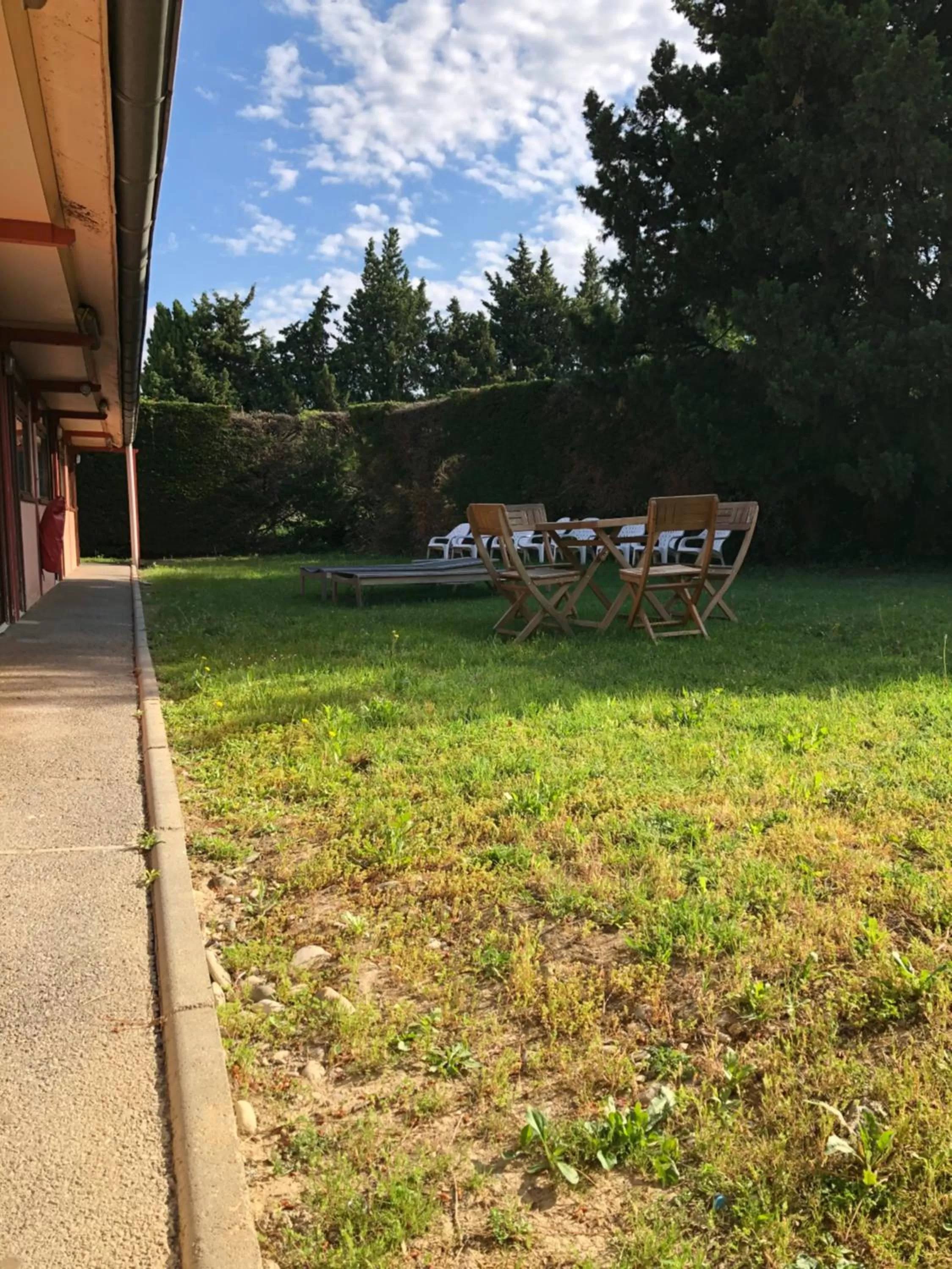 Garden view in Hotel Cristol
