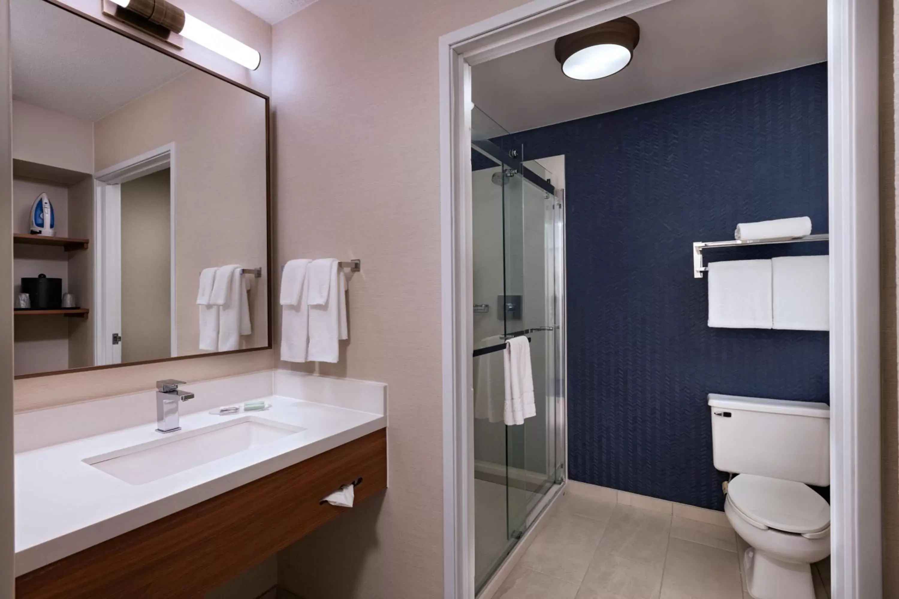 Bathroom in Fairfield Inn & Suites Kansas City Airport