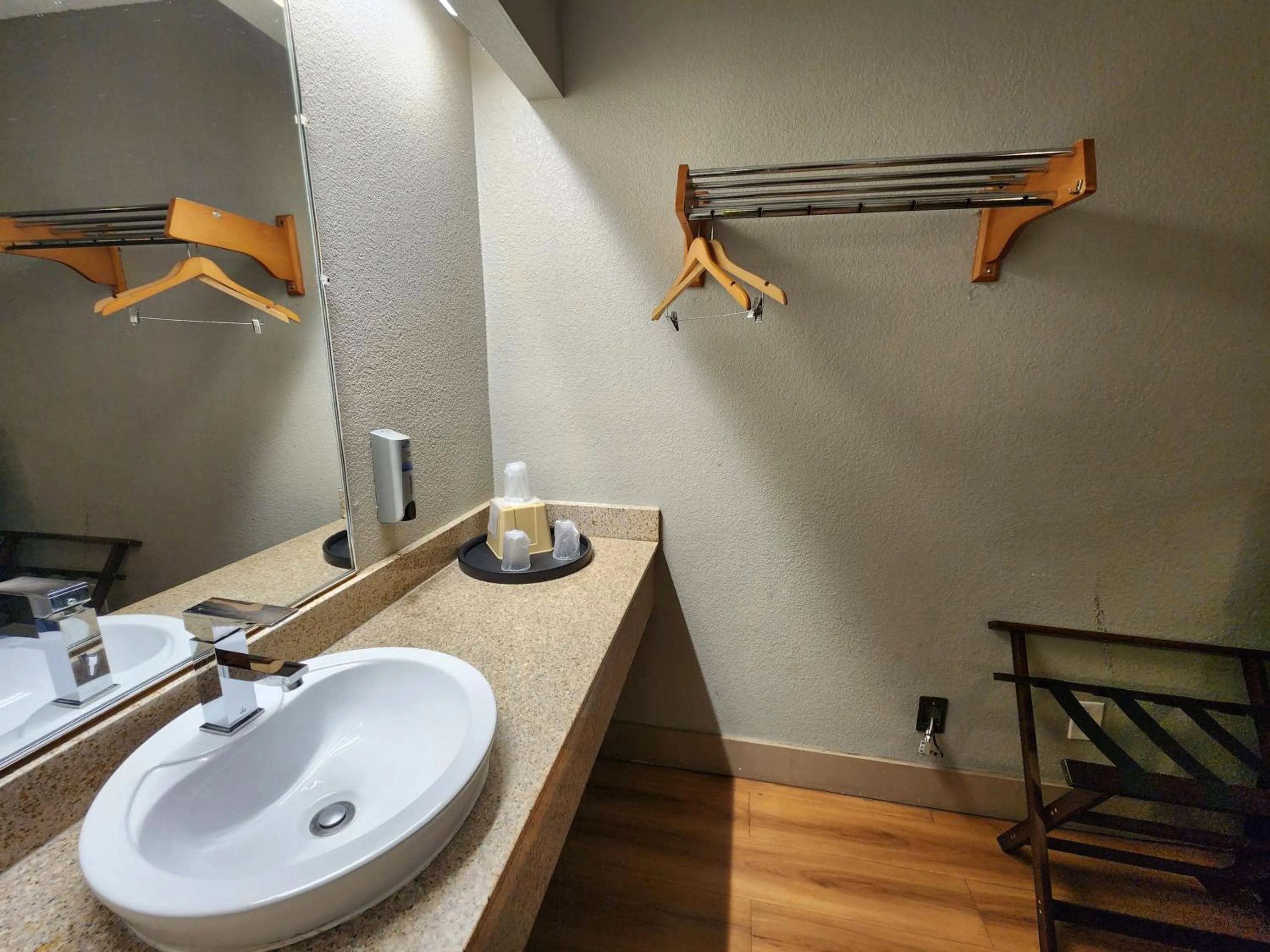 wardrobe in Americas Best Value Inn and Suites Little Rock