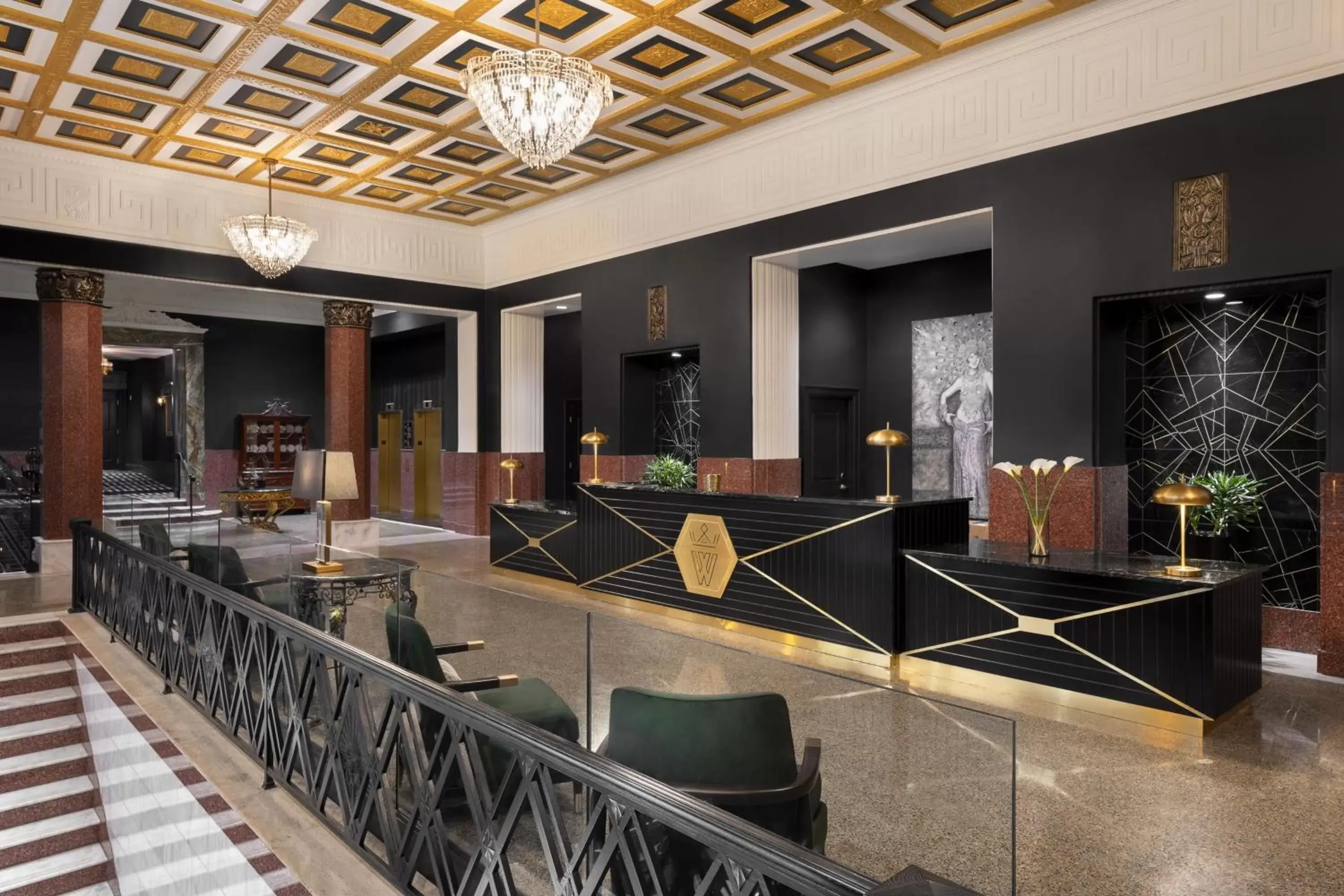 Lobby or reception in The Warrior Hotel, Autograph Collection