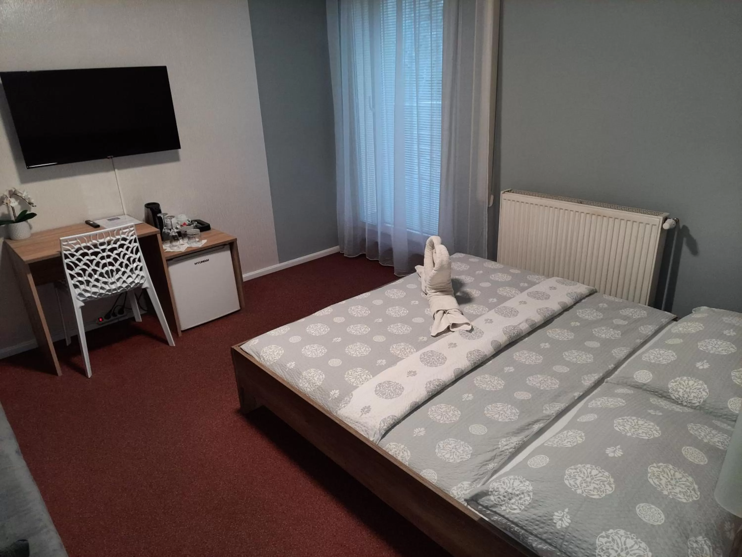 Bed in Hotel Boršičanka