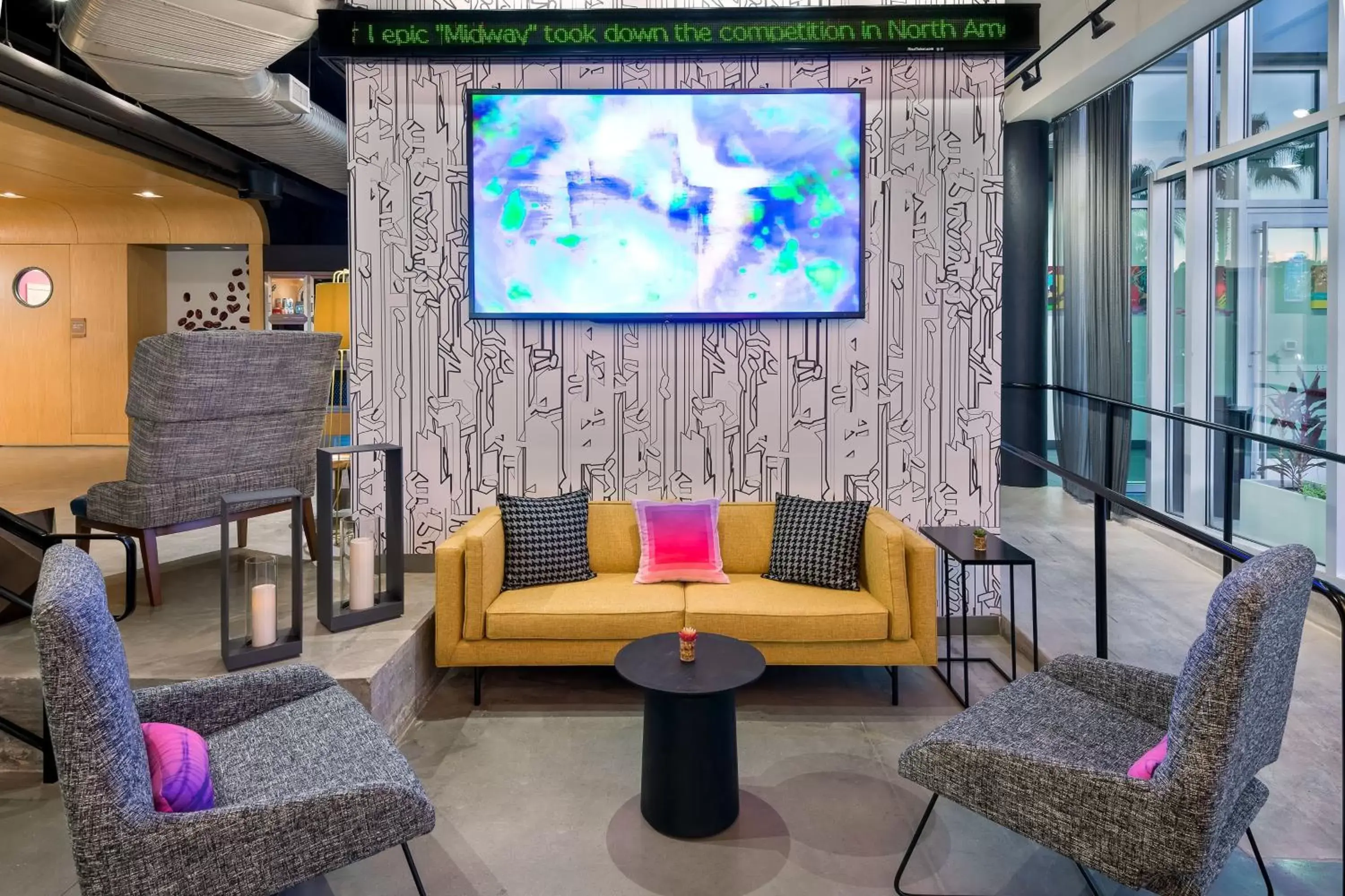 Lobby or reception in Aloft Jacksonville Airport