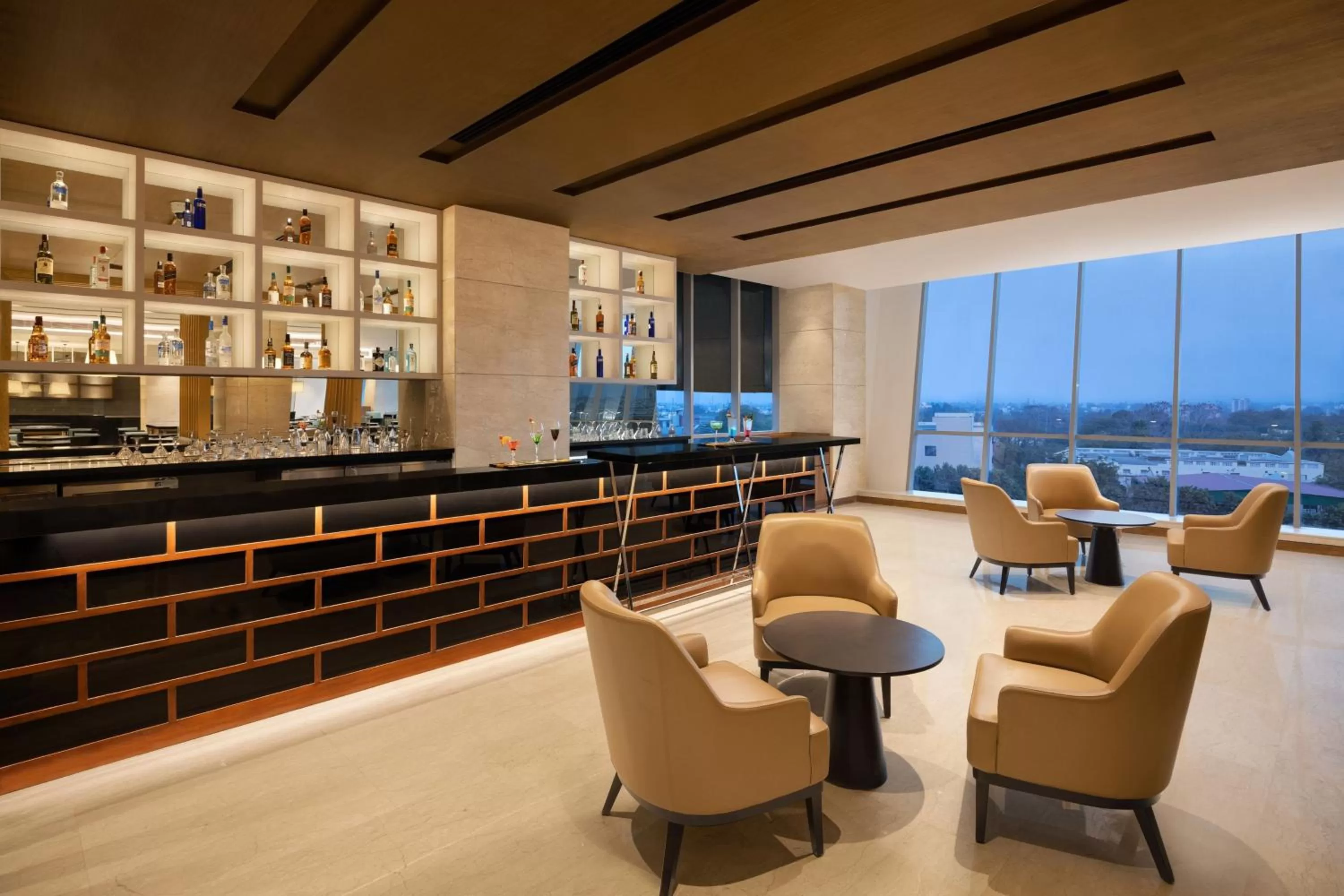 Lounge or bar in Fairfield by Marriott Agra