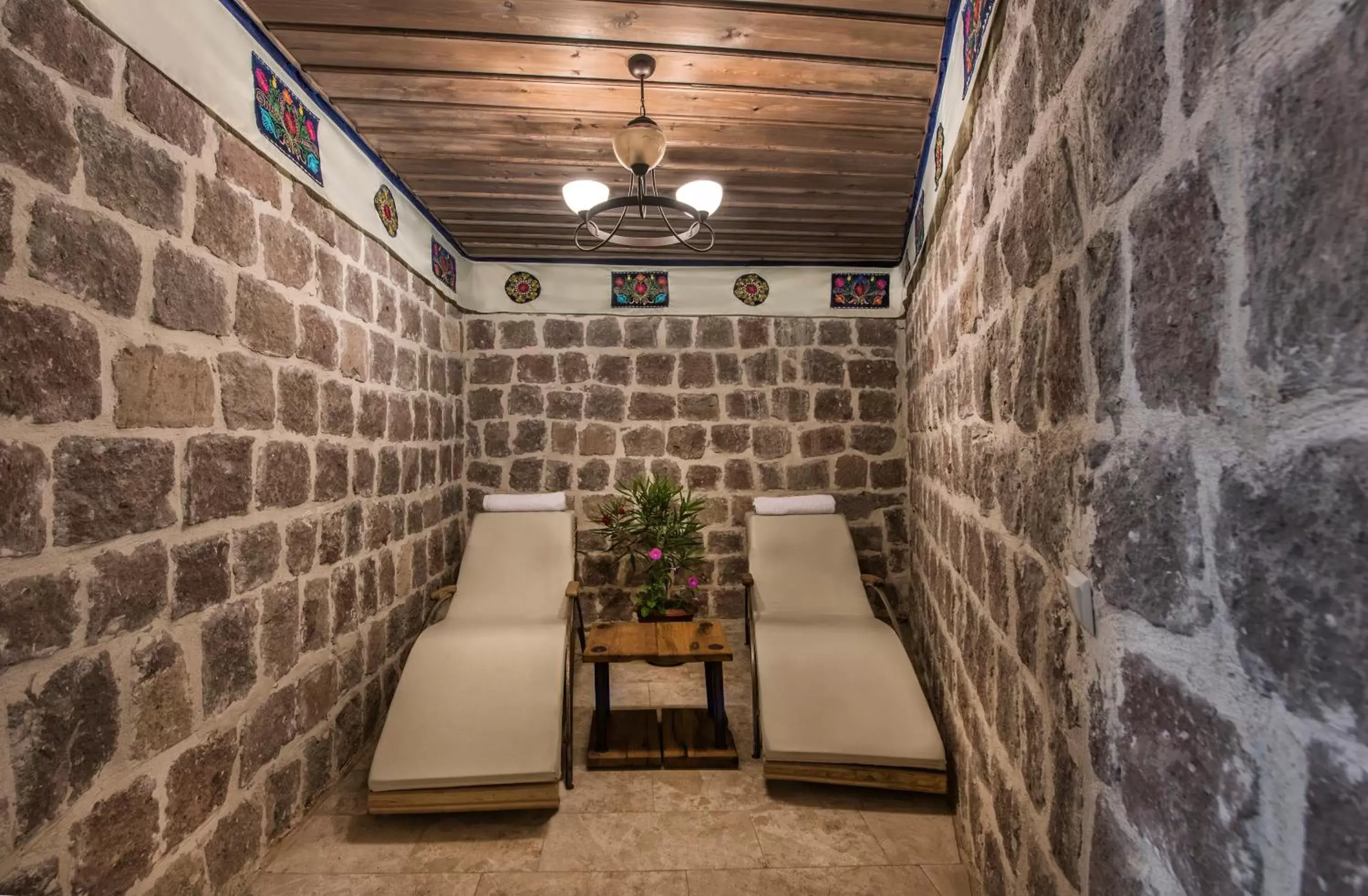 Sauna in Aydinli Cave Hotel