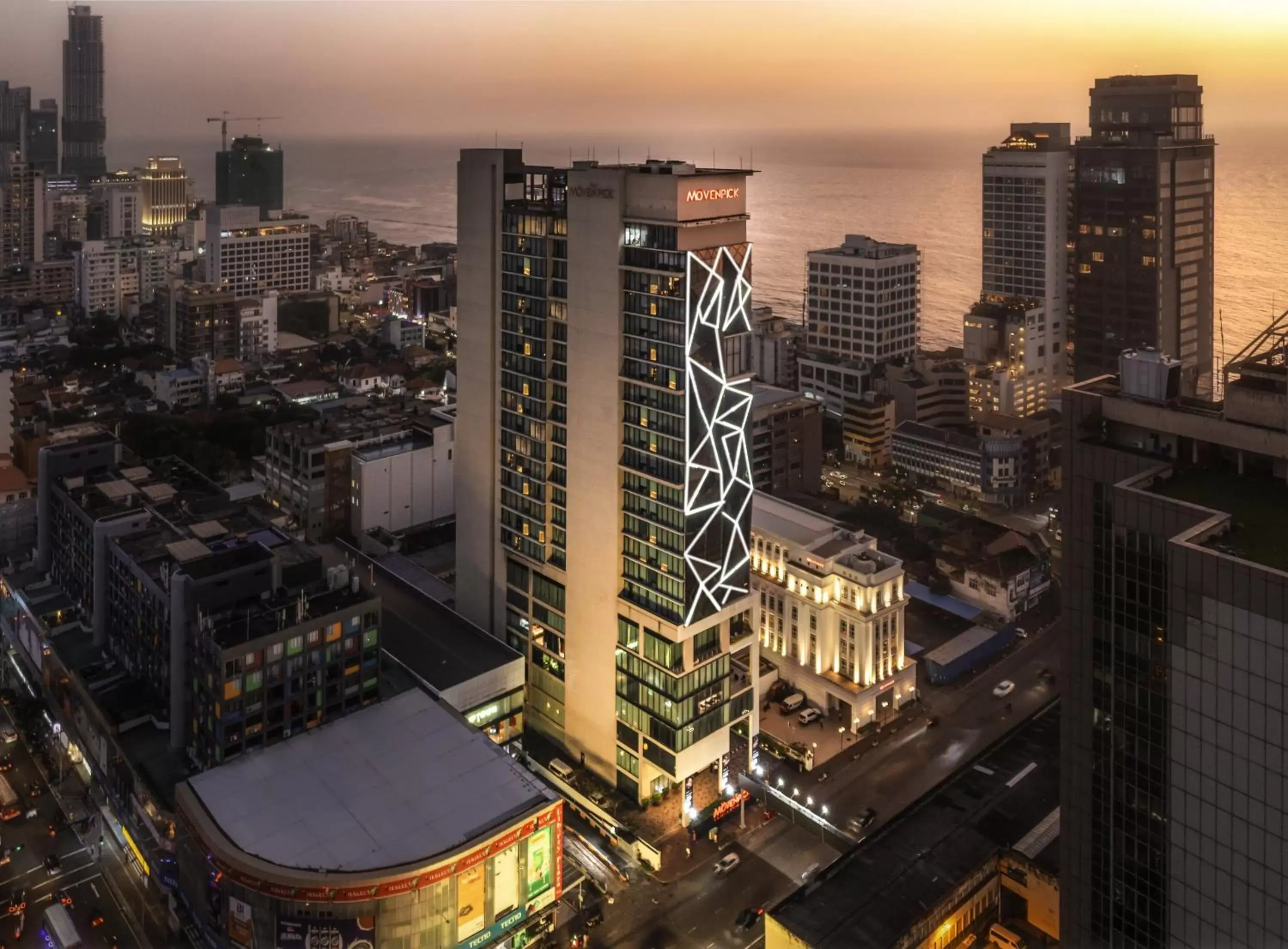 Property building, Bird's-eye View in Movenpick Hotel Colombo