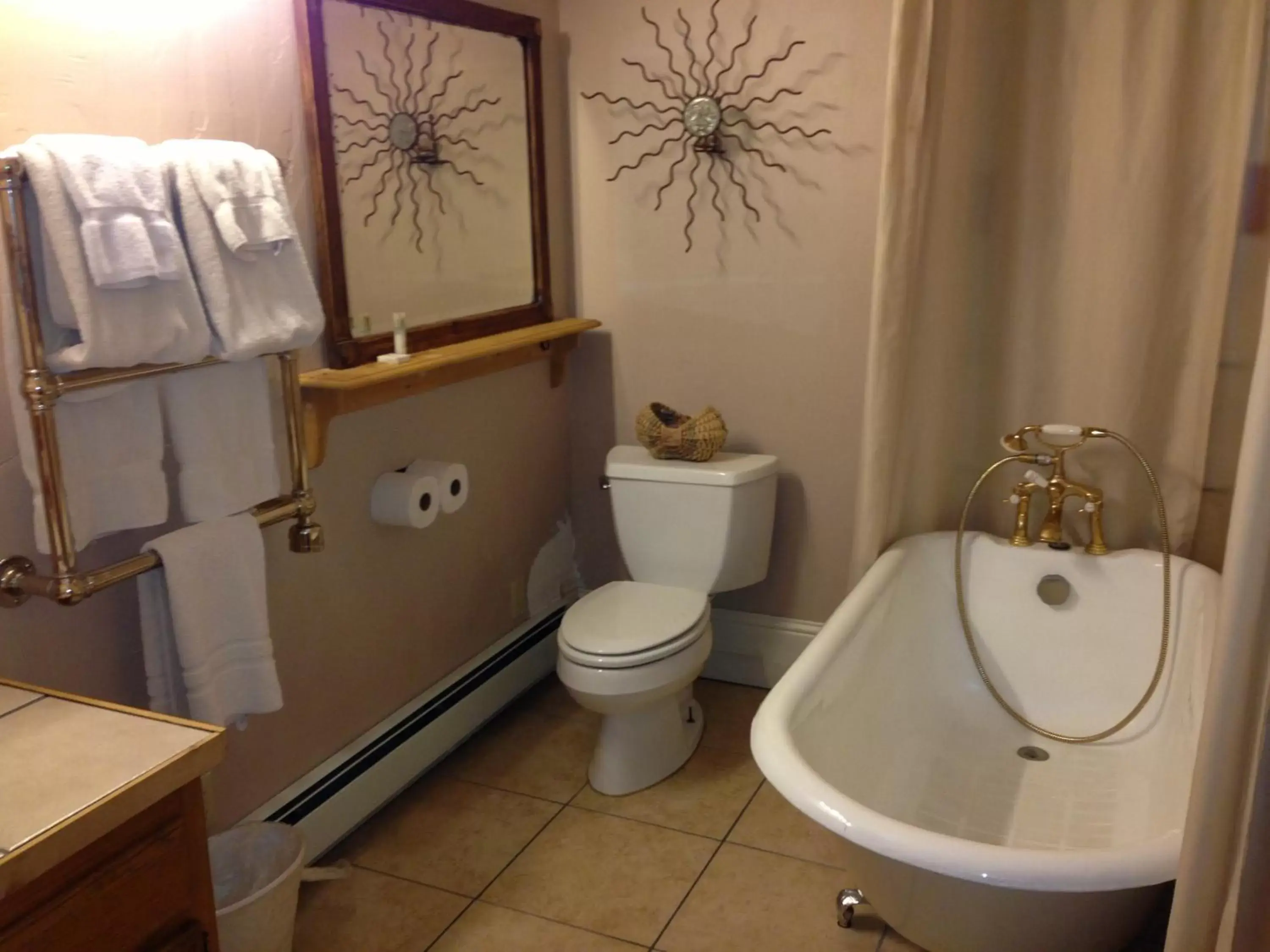 Bathroom in Steam Train Hotel