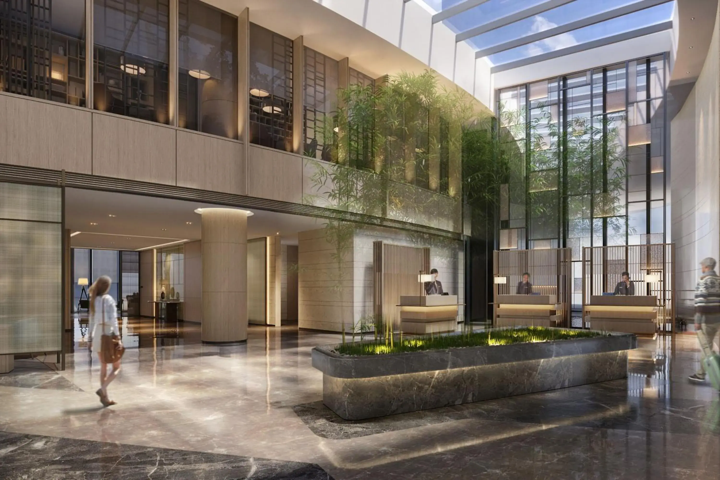 Lobby or reception in Courtyard by Marriott Hangzhou Xihu