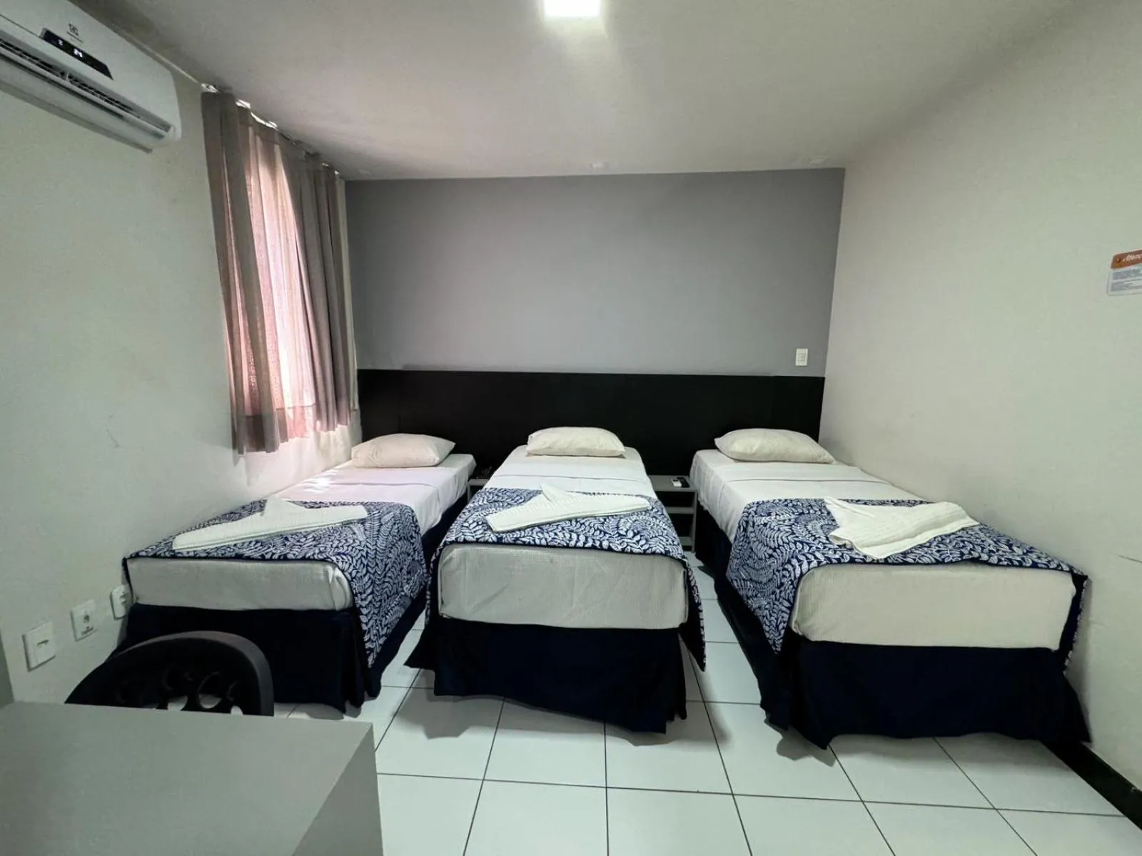 Bed in Ritz Praia Hotel