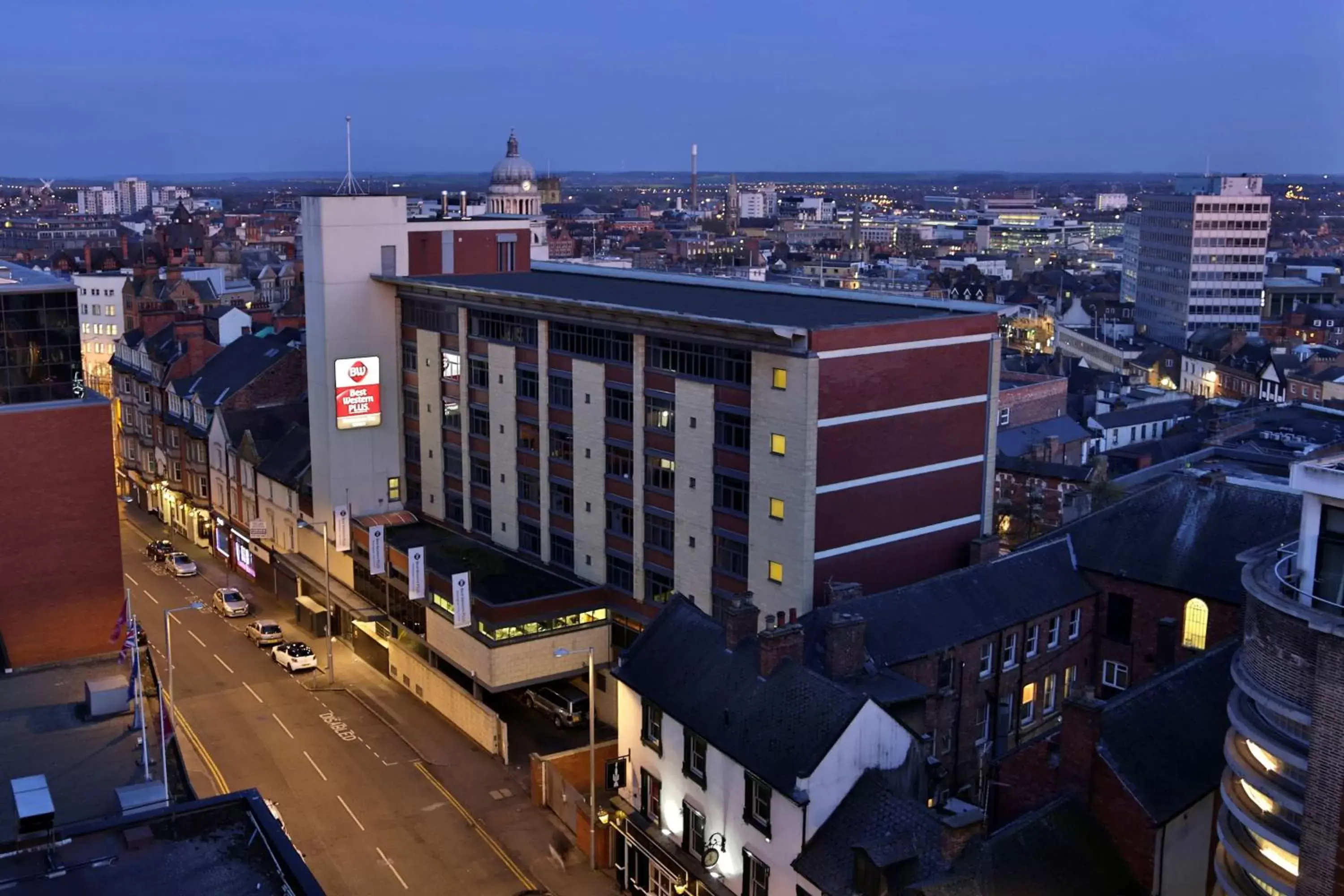 Property building, Bird's-eye View in Best Western Plus Nottingham City Centre