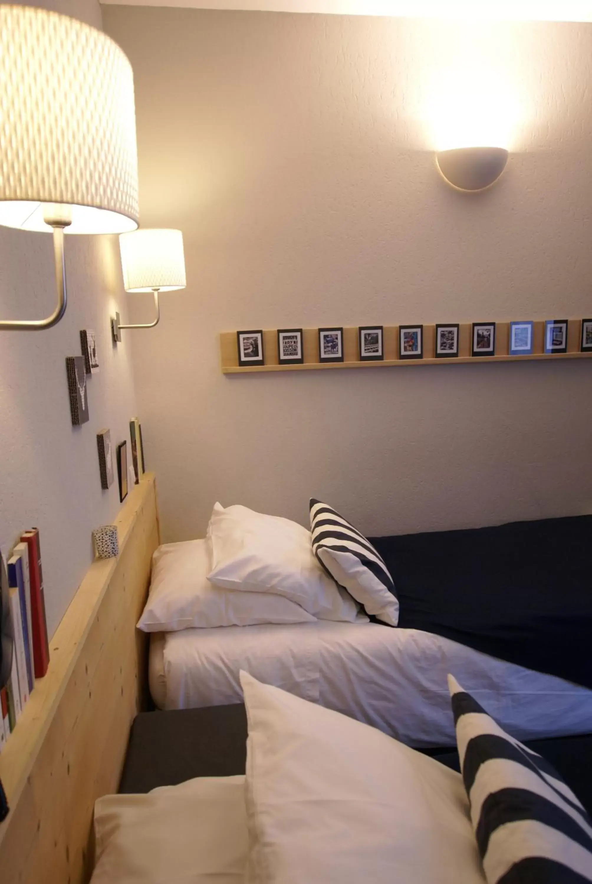 Bed in Hotel de la Placette Barcelonnette