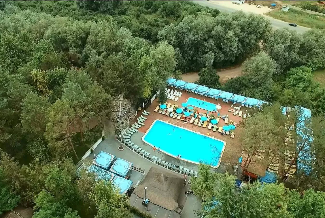 Beach, Bird's-eye View in Tree House Relax Park