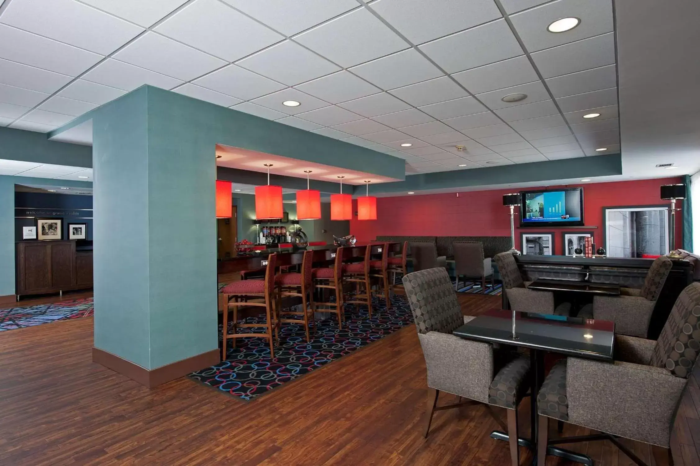 Lobby or reception in Hampton Inn Grand Rapids-South