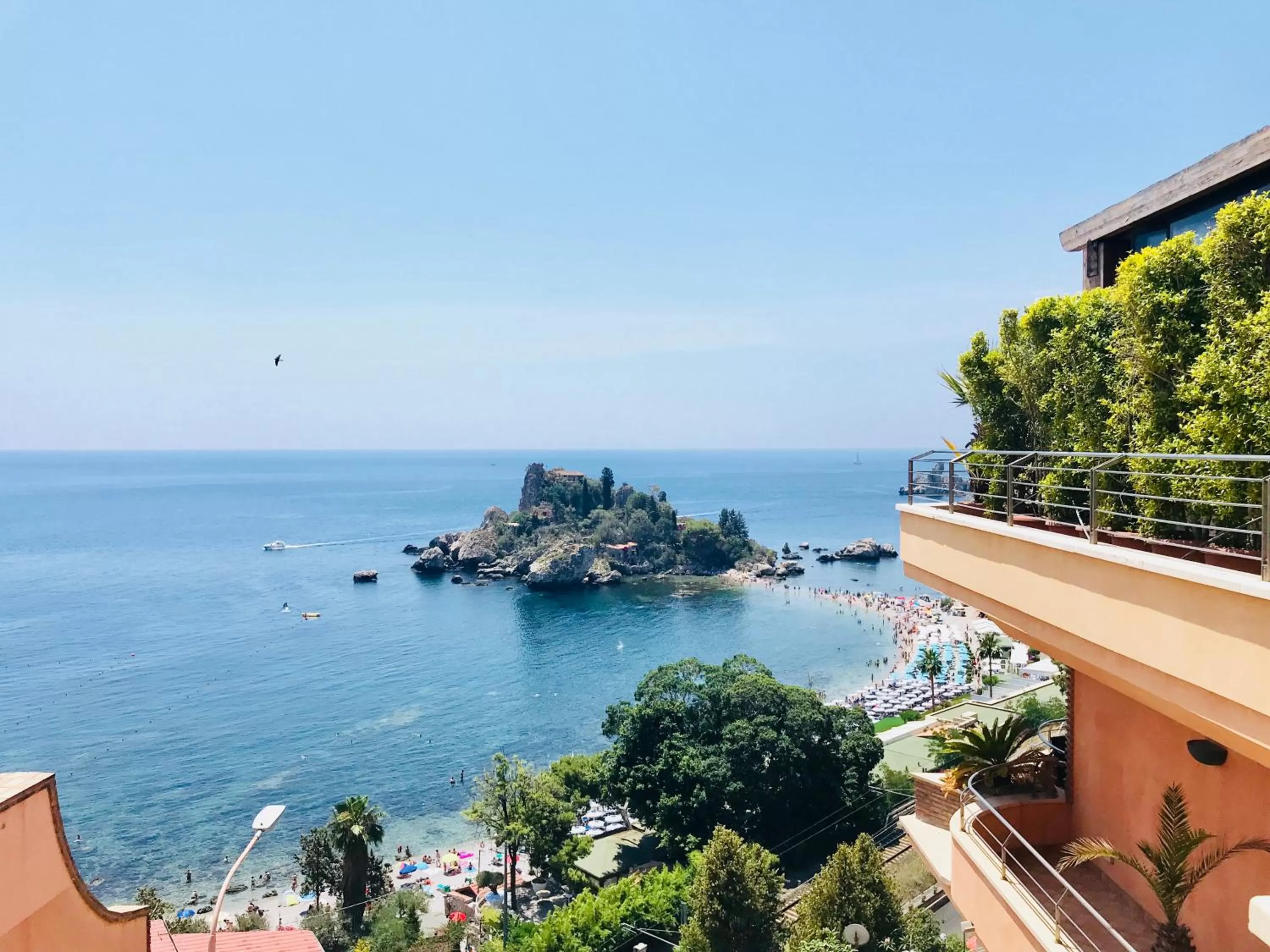 Sea view in Taormina Panoramic Hotel