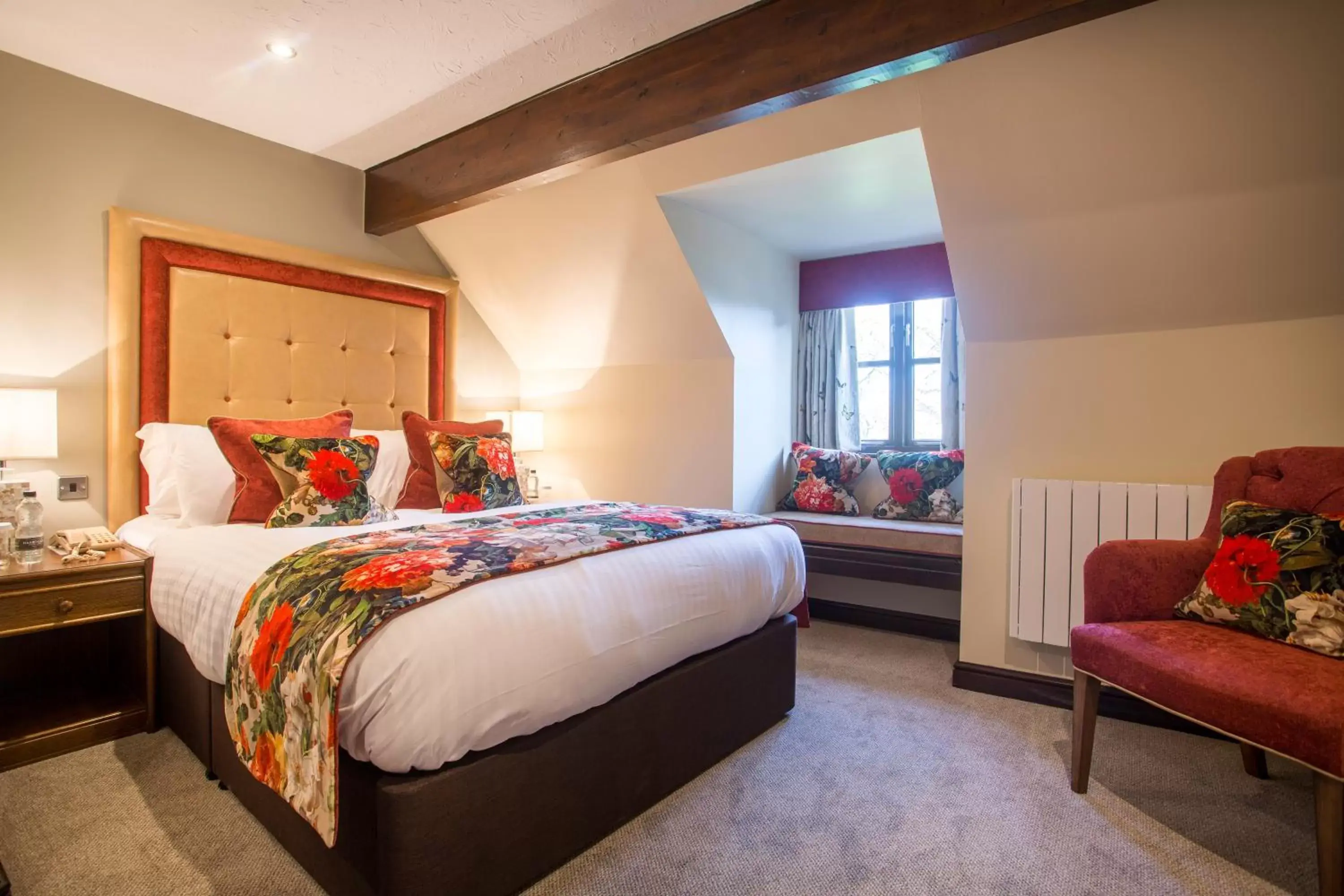 Bedroom in The Bell Inn, Stilton, Cambridgeshire