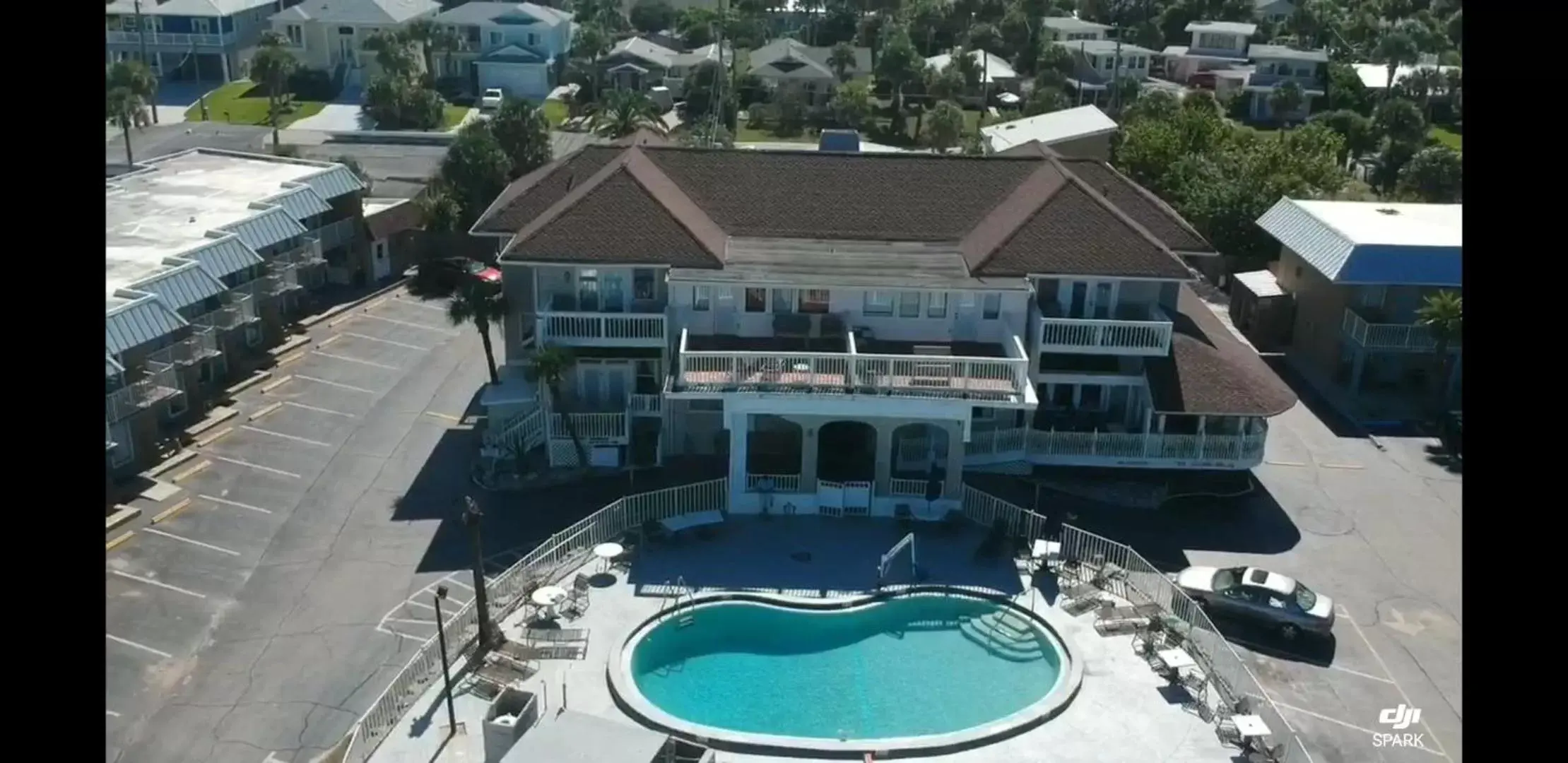 Bird's eye view, Bird's-eye View in Topaz Motel - Flagler Beach