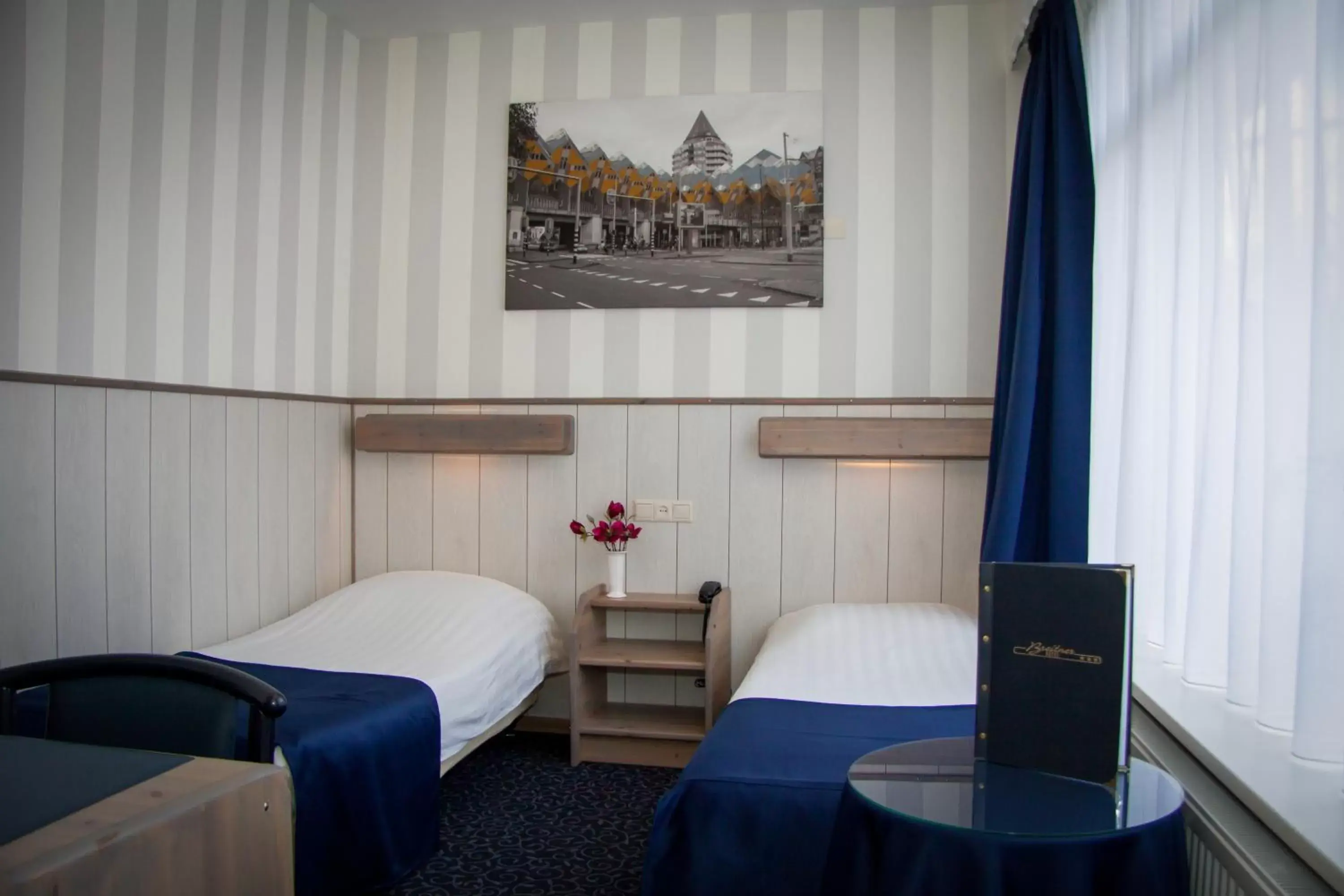 Bed in Hotel Breitner