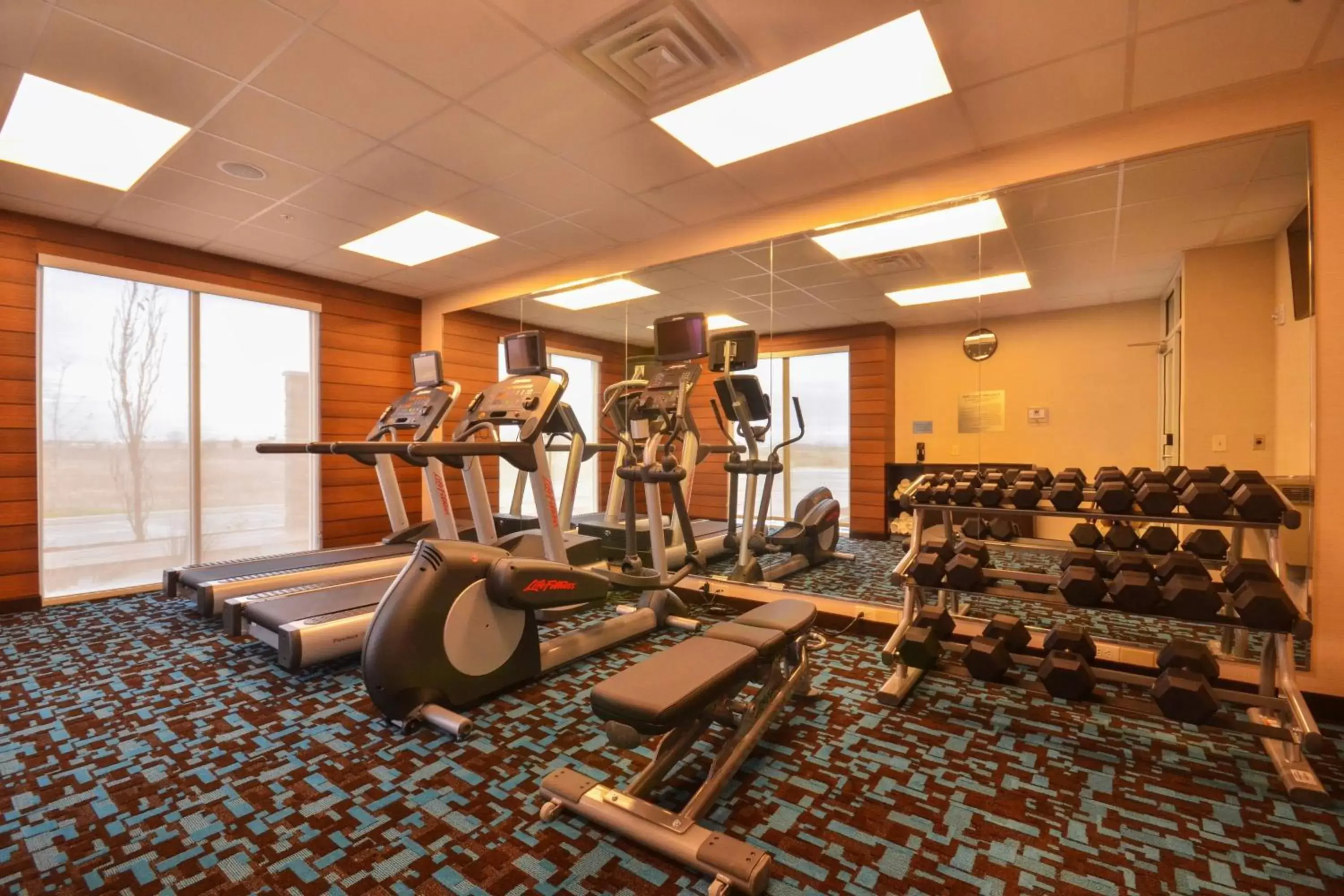 Fitness centre/facilities, Fitness Center/Facilities in Fairfield Inn & Suites by Marriott St. Louis Pontoon Beach/Granite City, IL