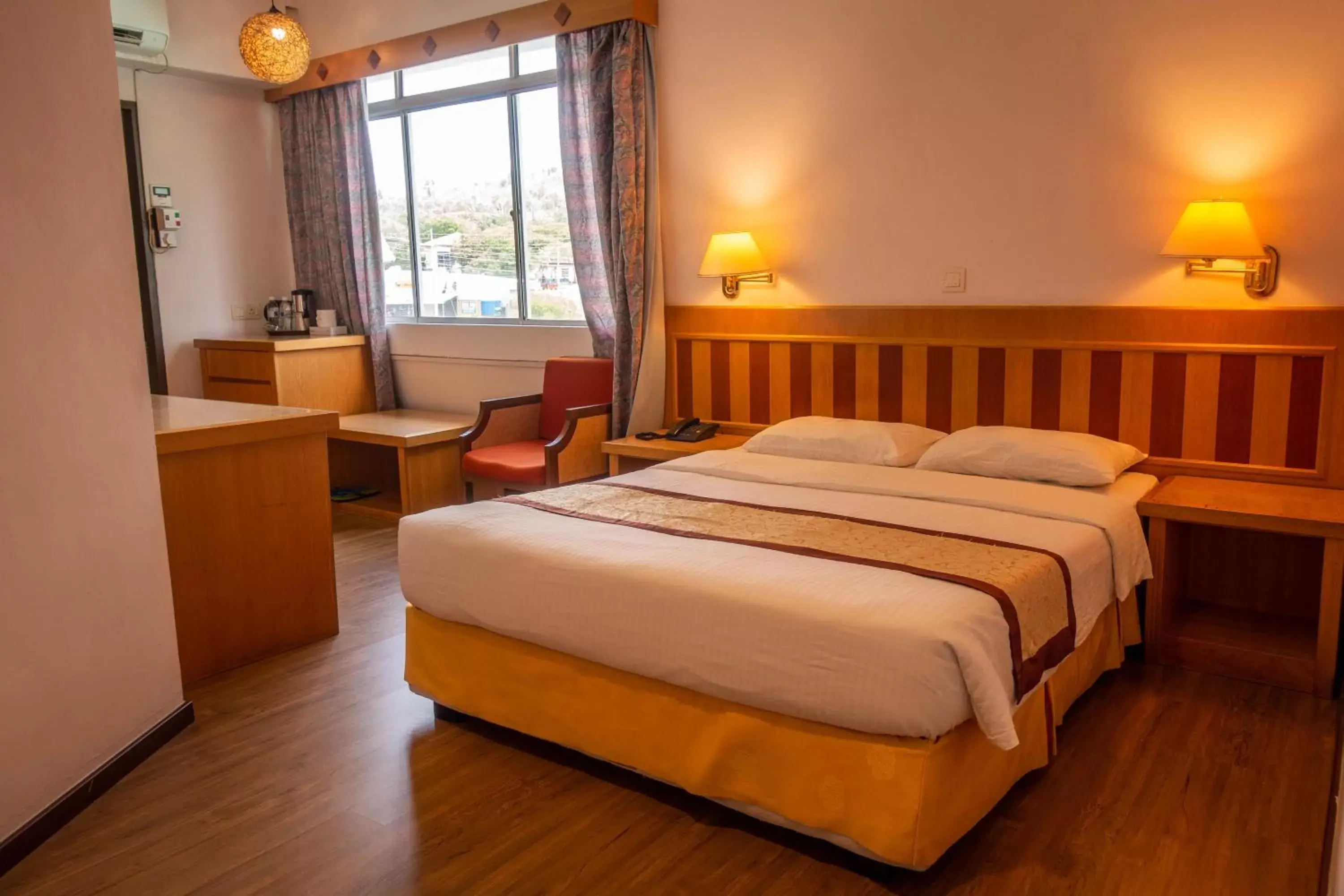 Bed in Miri Hotel