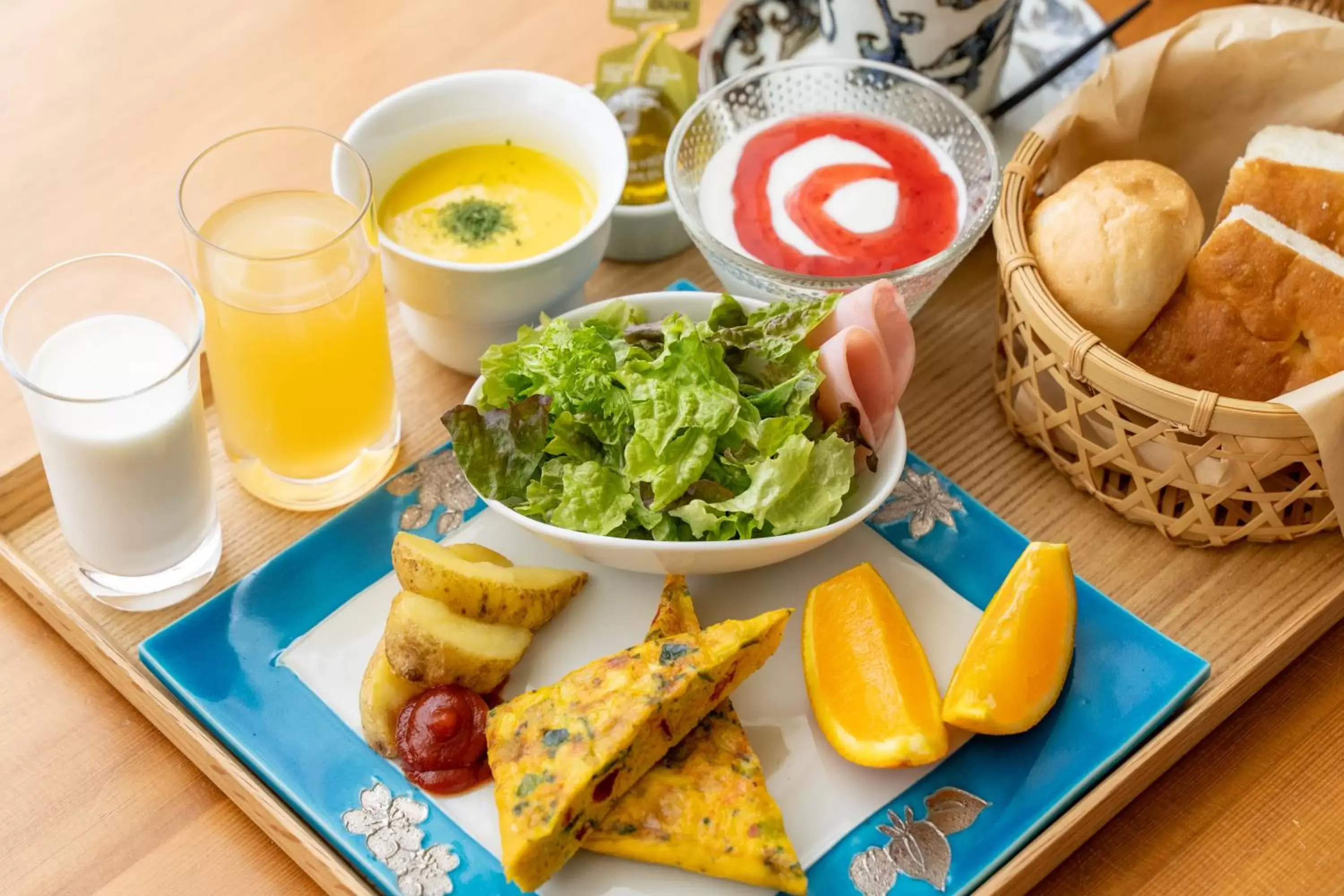 Food close-up in Villa Sanjomuromachi KYOTO