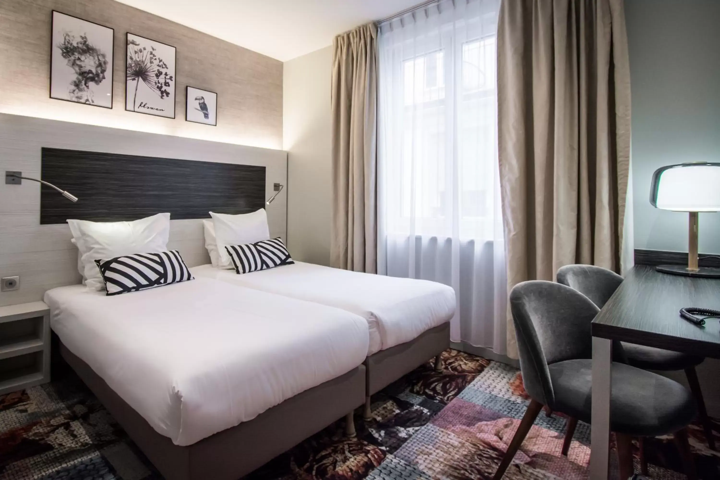 Bed in Hôtel Couvent du Franciscain Centre ville Bed in Hôtel Couvent du Franciscain Centre ville