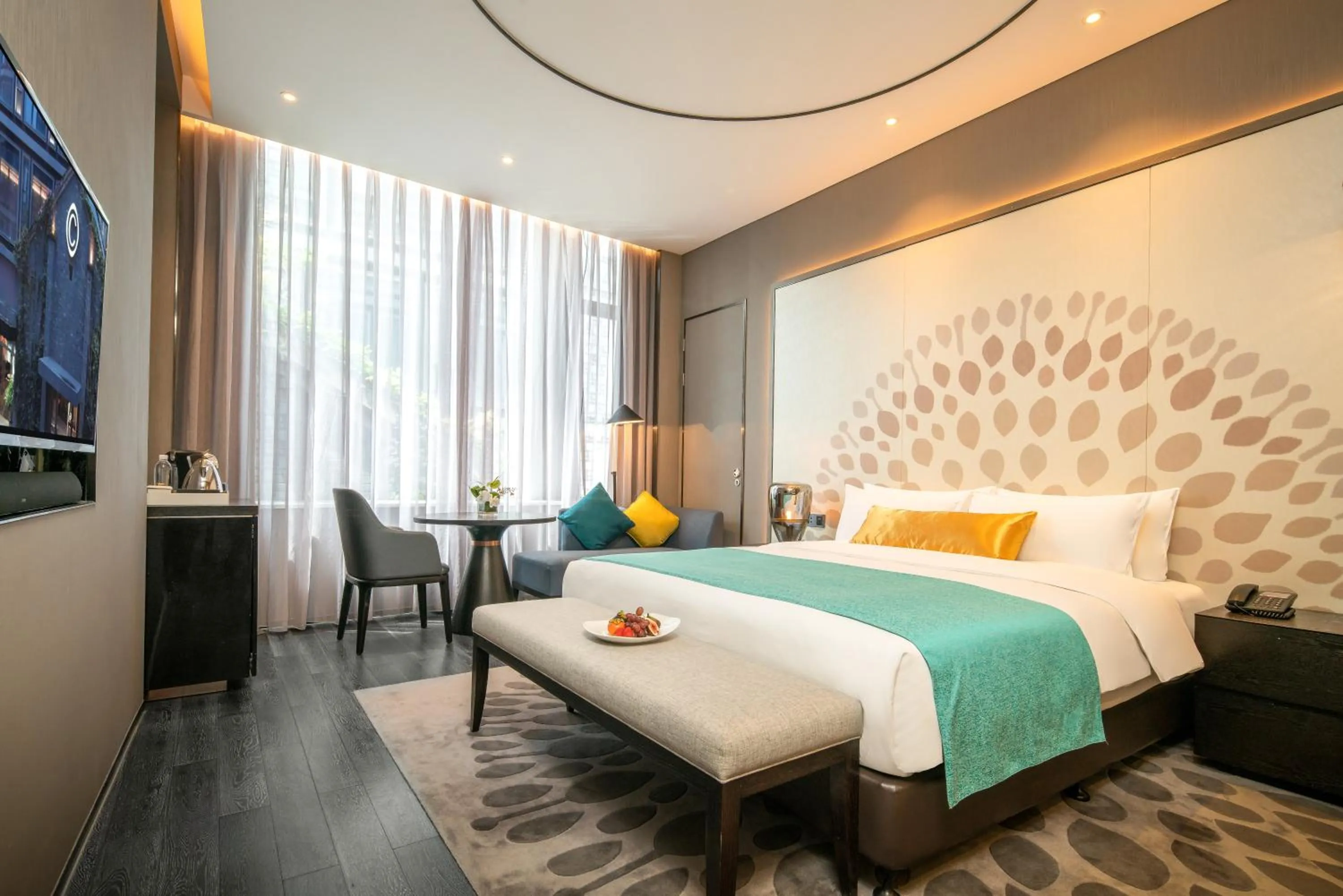 Bed in Cachet Boutique Kunming Artime 昆明彩云里凯世精品酒店