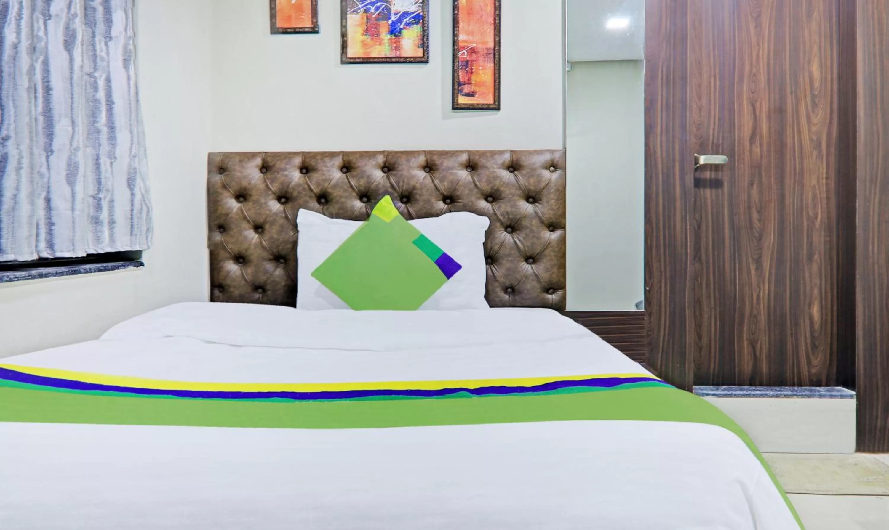 Bedroom, Bed in Treebo Raj Inn Lalpur