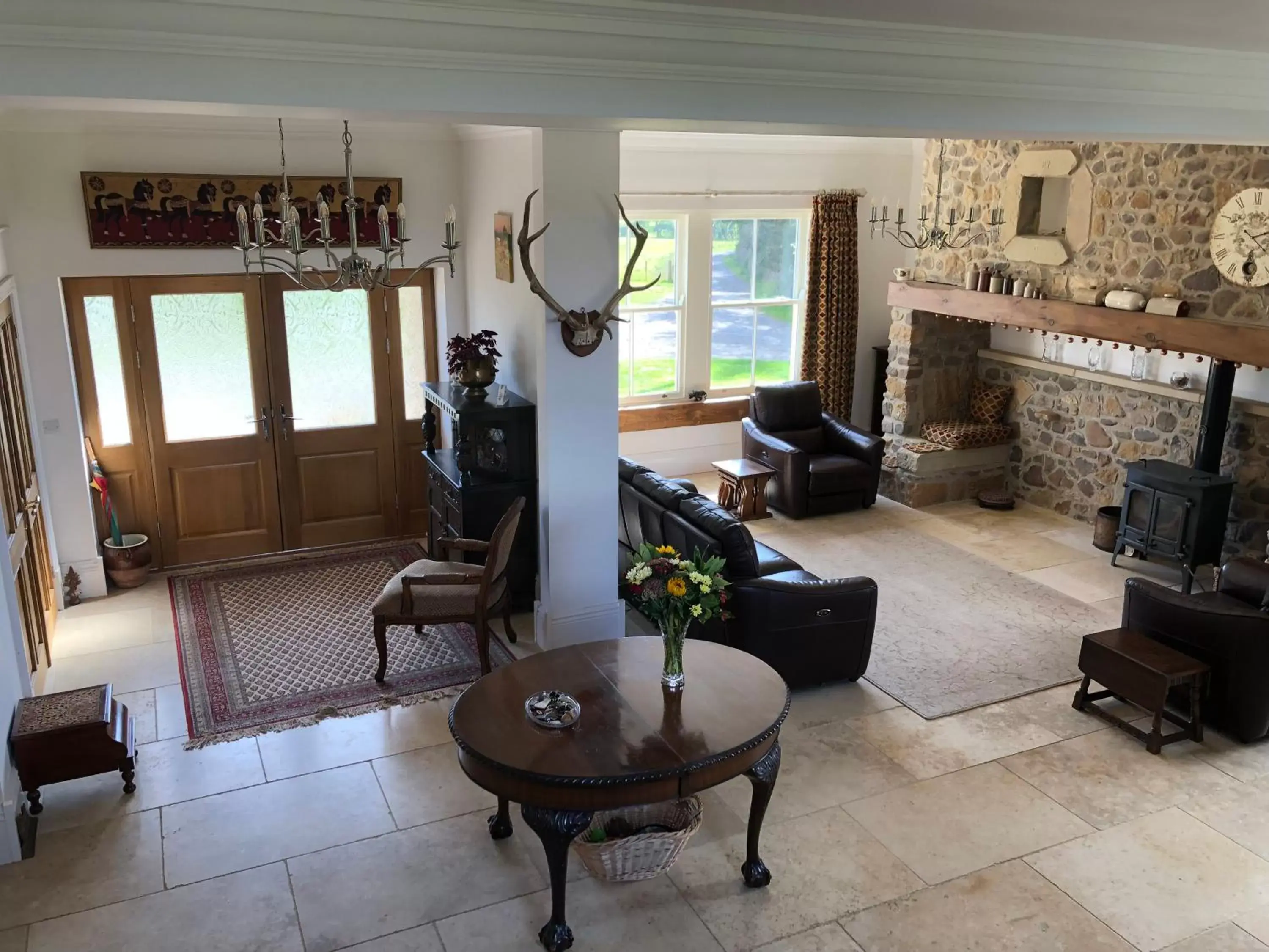 Living room in Lillium House