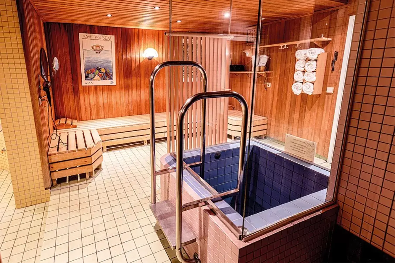 Sauna in Diehls Hotel