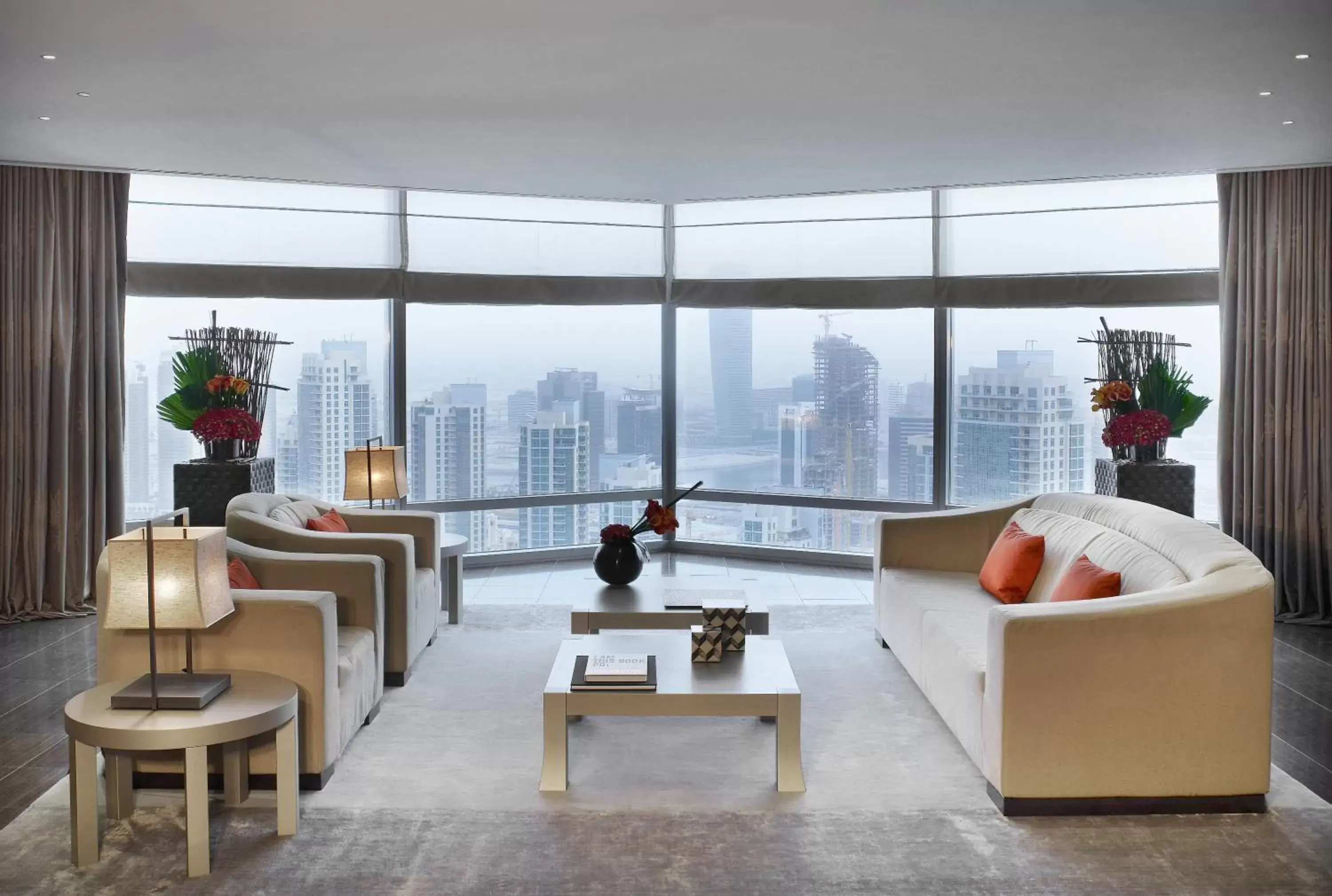 Living room in Armani Hotel Dubai