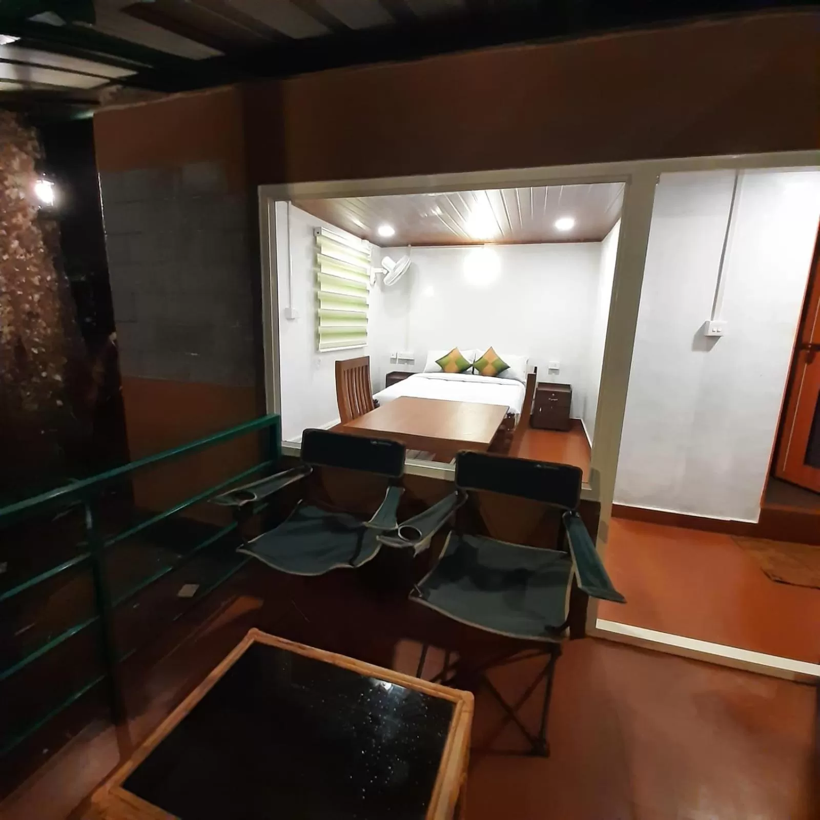 Seating area in Ela Ecoland Nature Retreat