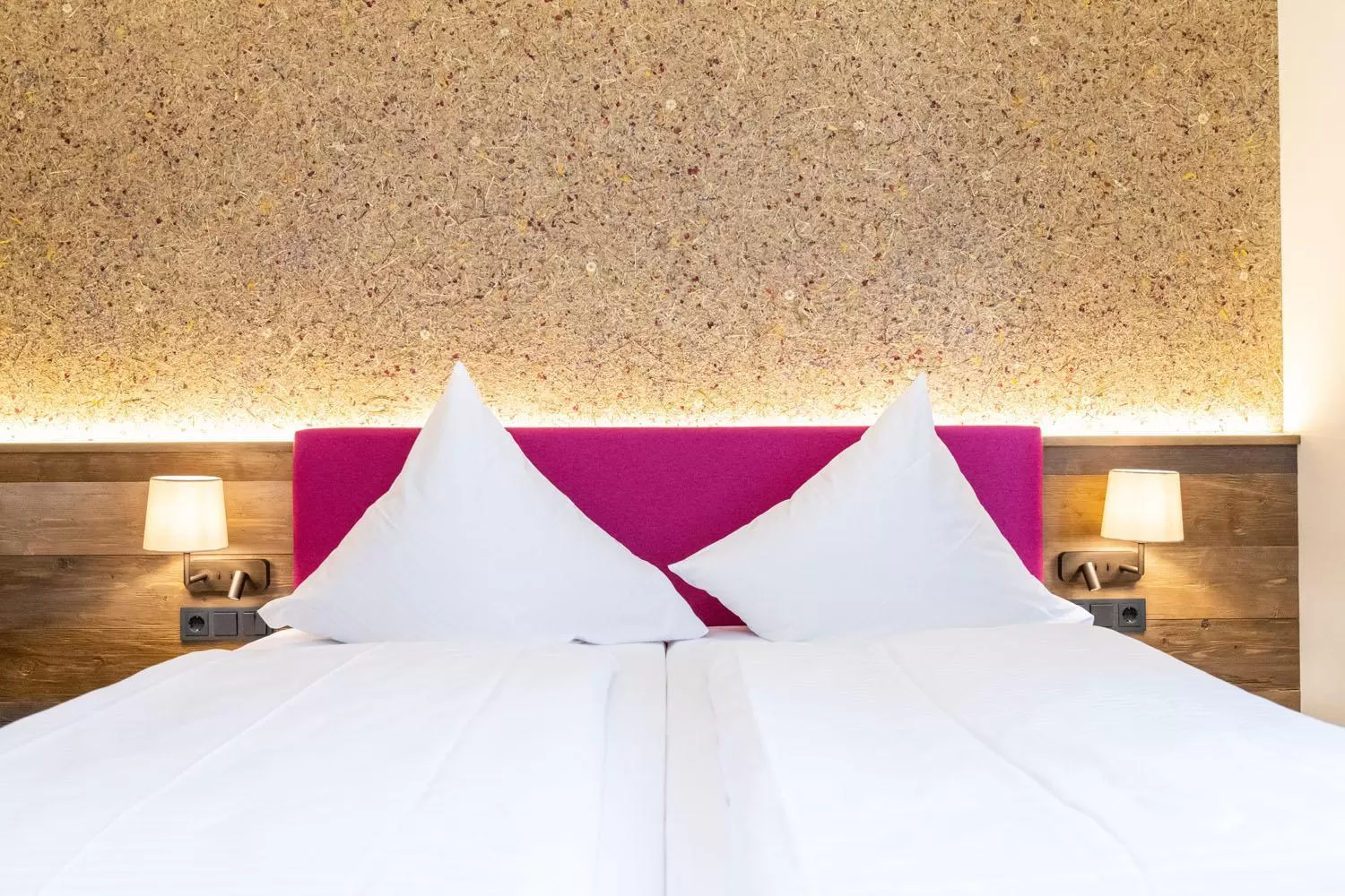 Bed in Hotel Waldmühle