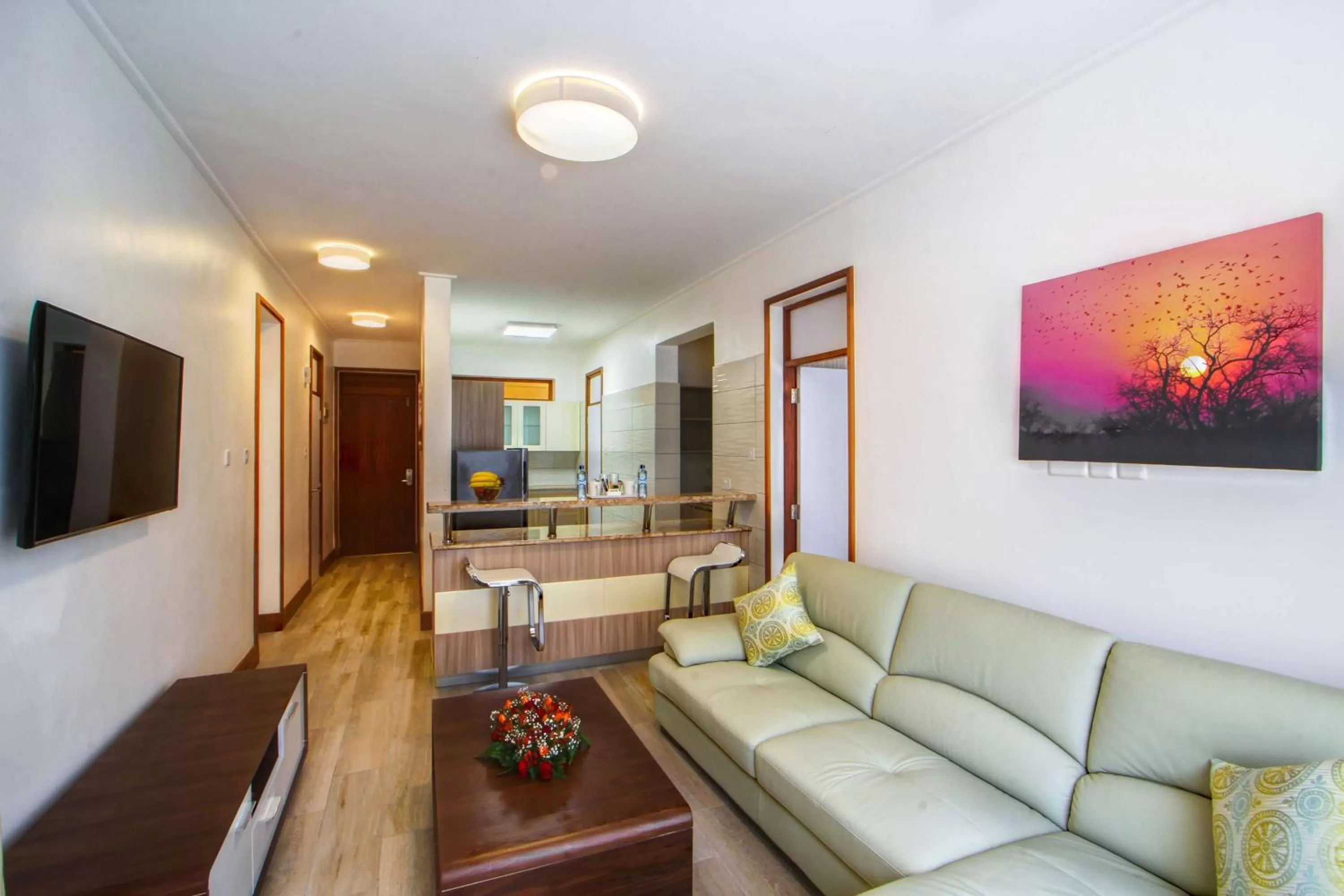 Living room in Executive Residency by Best Western Nairobi