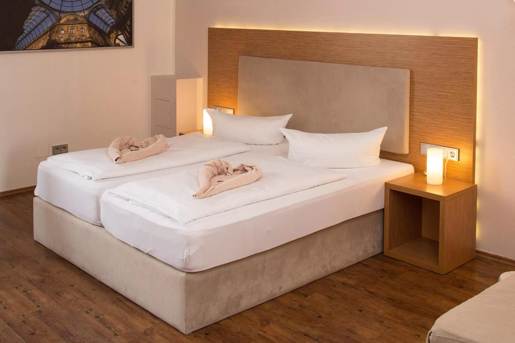 Bed in T3 Hotel Cityloft