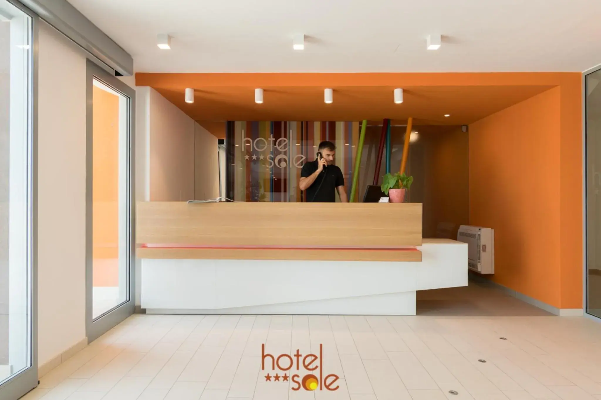 Lobby/Reception in Hotel Sole