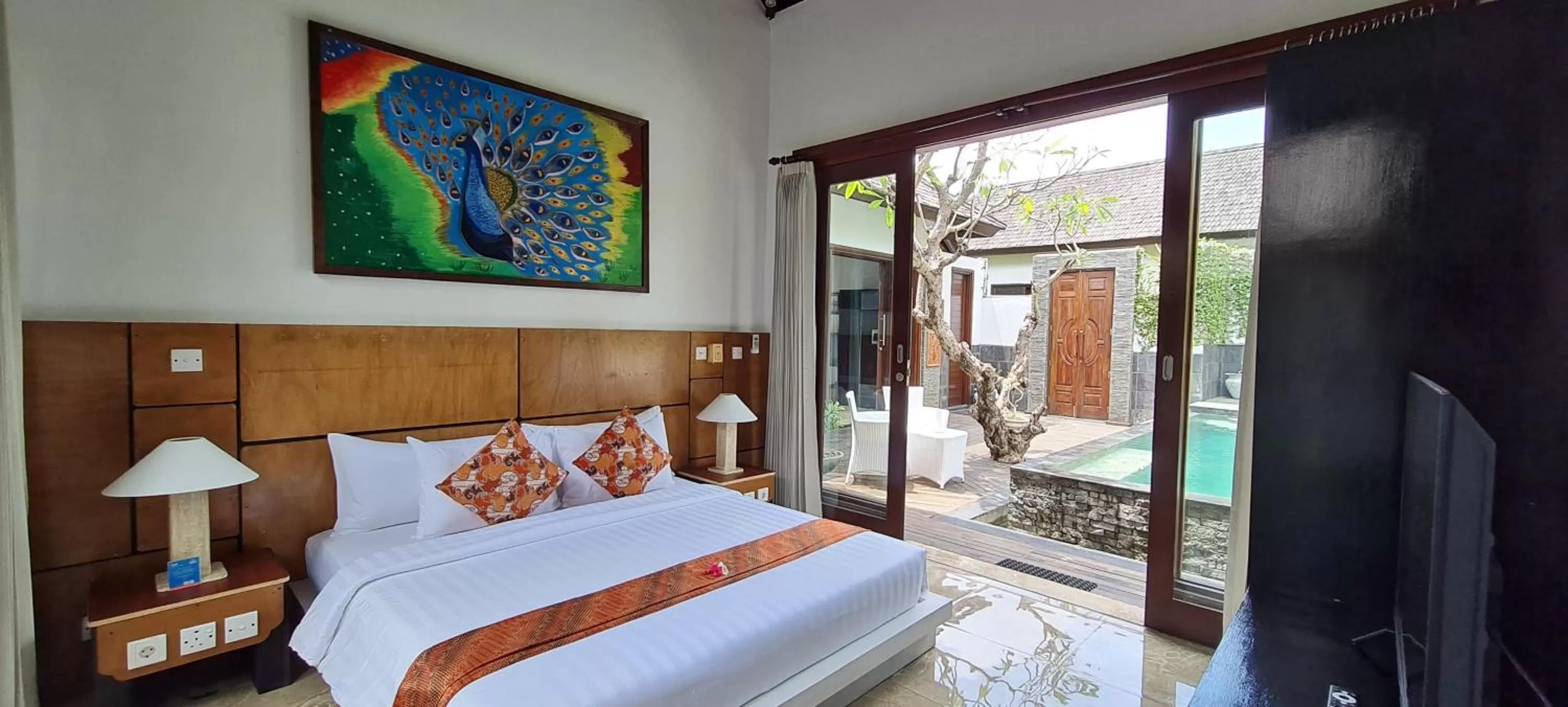 Bedroom, Bed in The Trawangan Resort