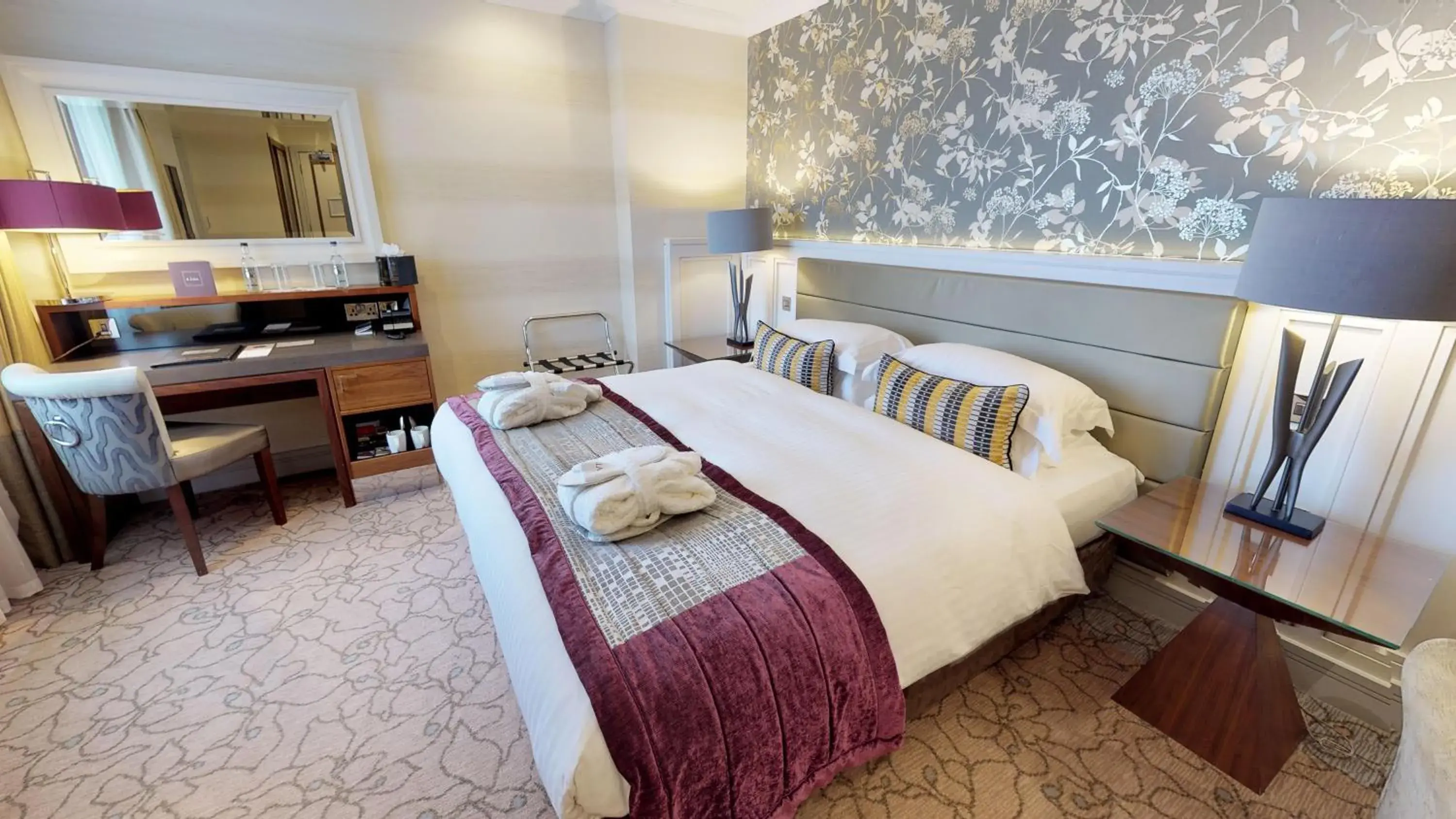 Bed in Grosvenor Pulford Hotel & Spa