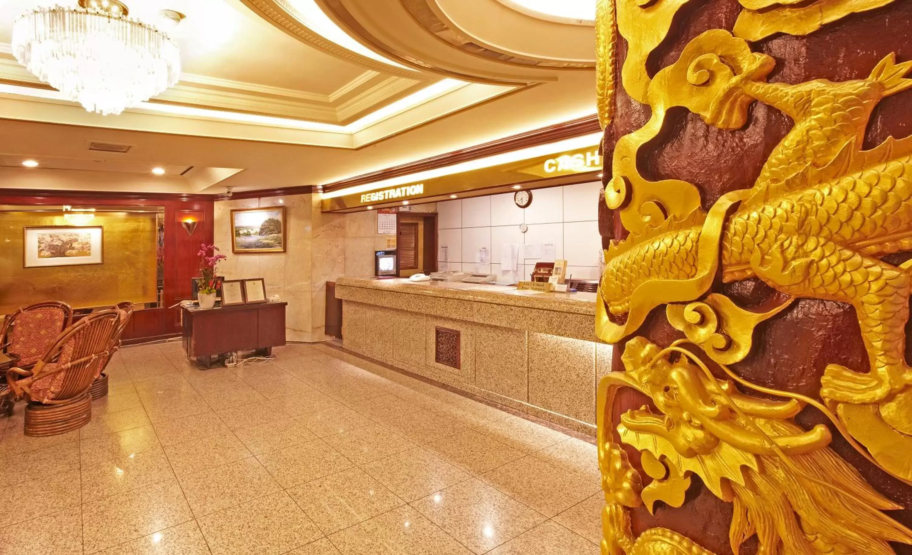 Lobby or reception in Emperor Hotel