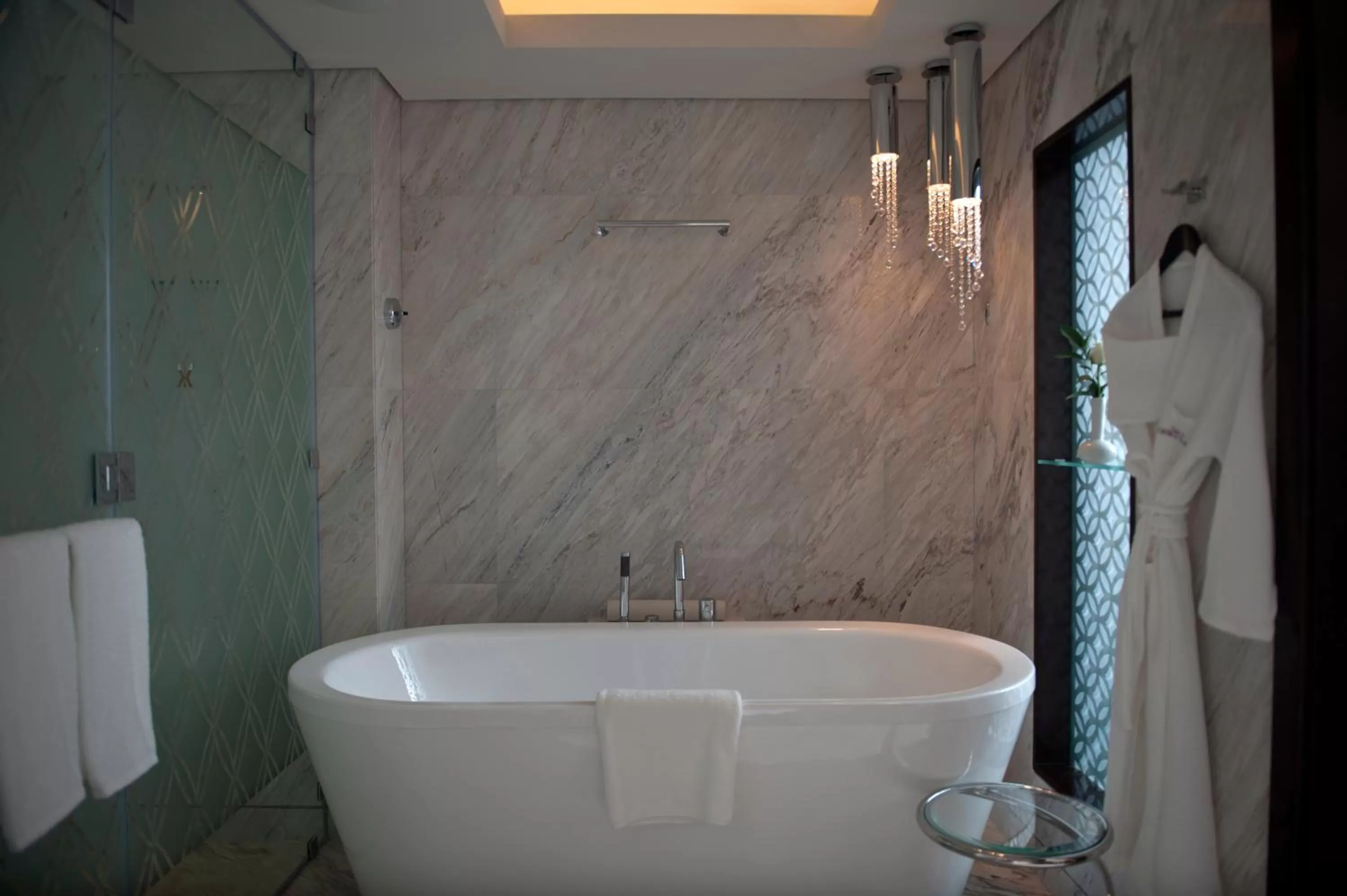 Bathroom in Crowne Plaza Dubai Deira by IHG