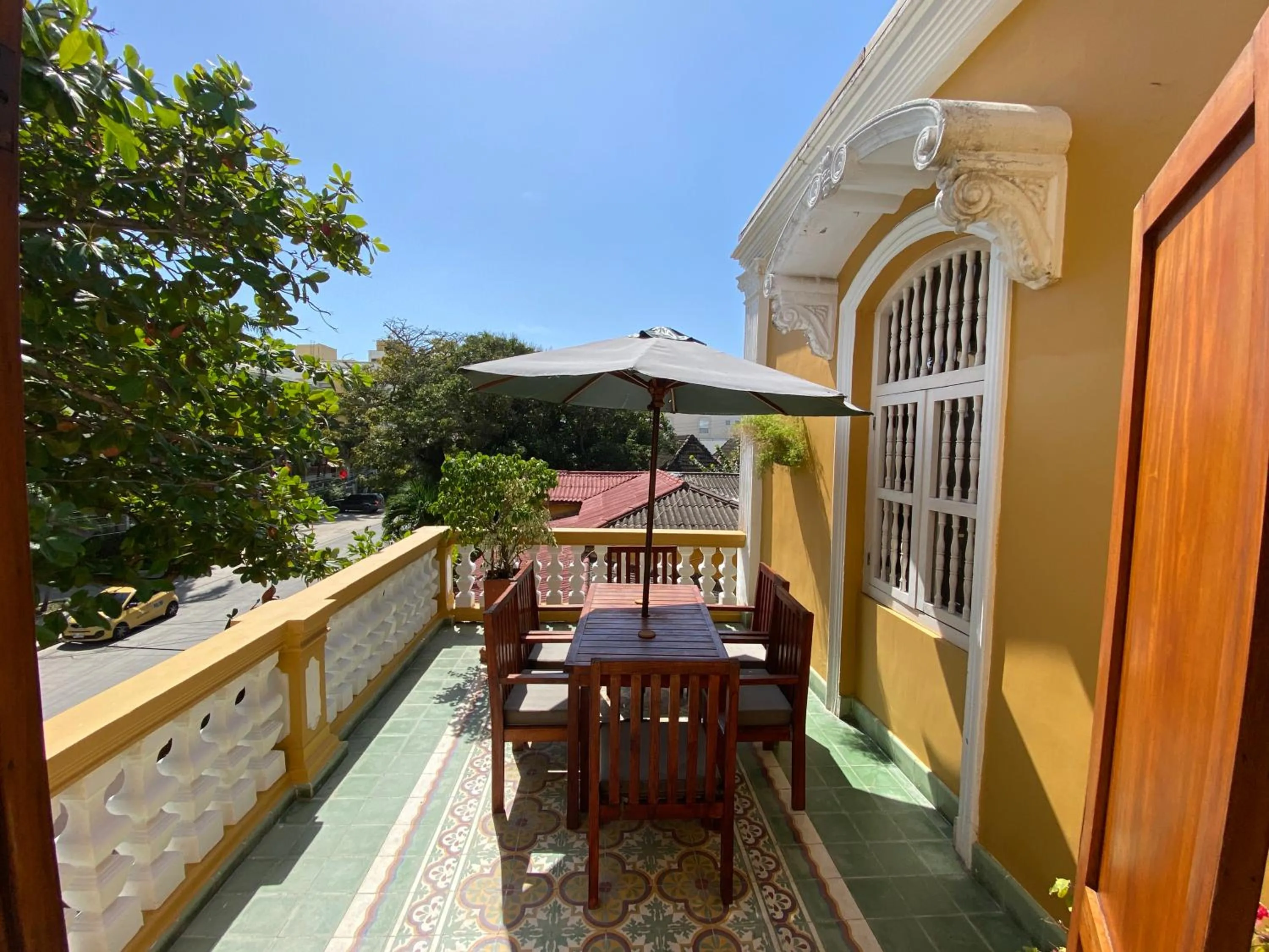 Balcony/Terrace in Hotel Boutique Castillo Ines Maria