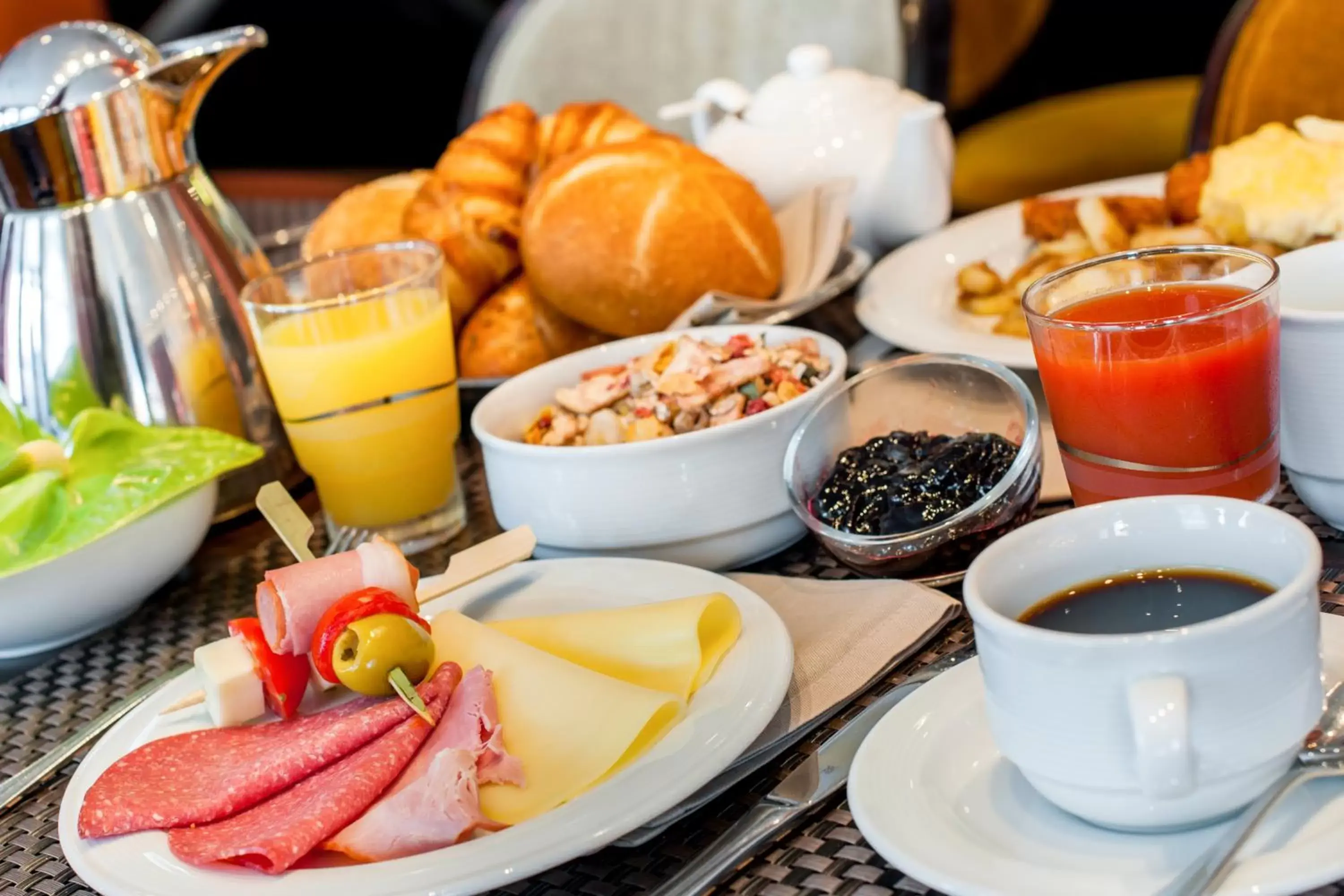 Food close-up, Breakfast in Novotel Suites München Parkstadt Schwabing