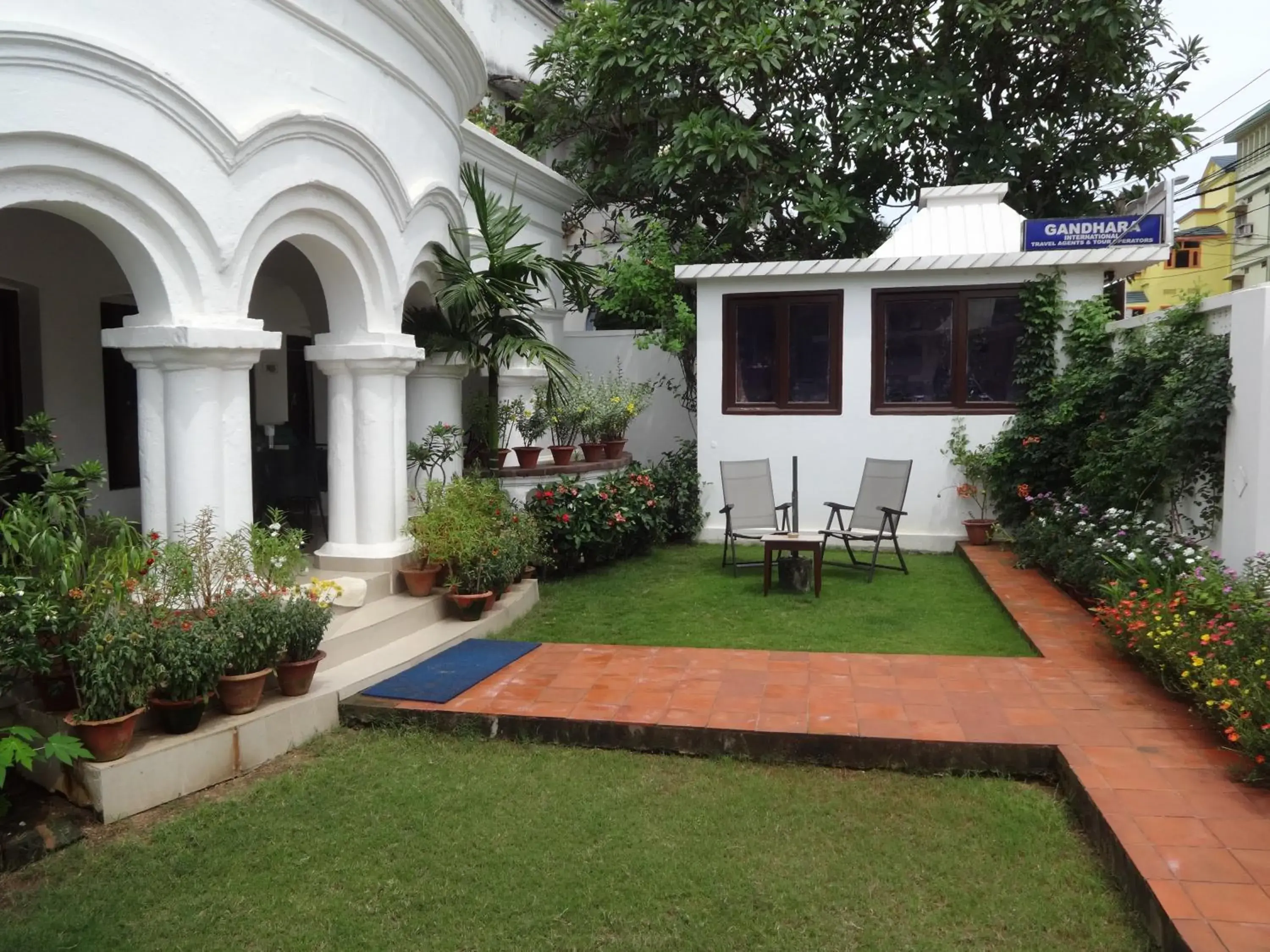 Garden in Gandhara Hotel
