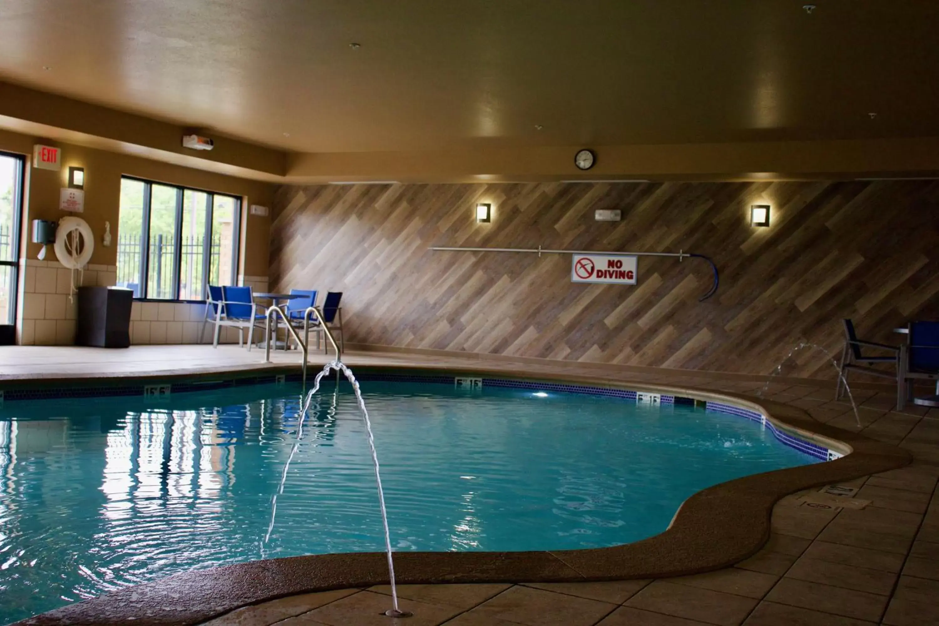 Swimming Pool in Holiday Inn Express Hotel & Suites Crawfordsville, an IHG Hotel