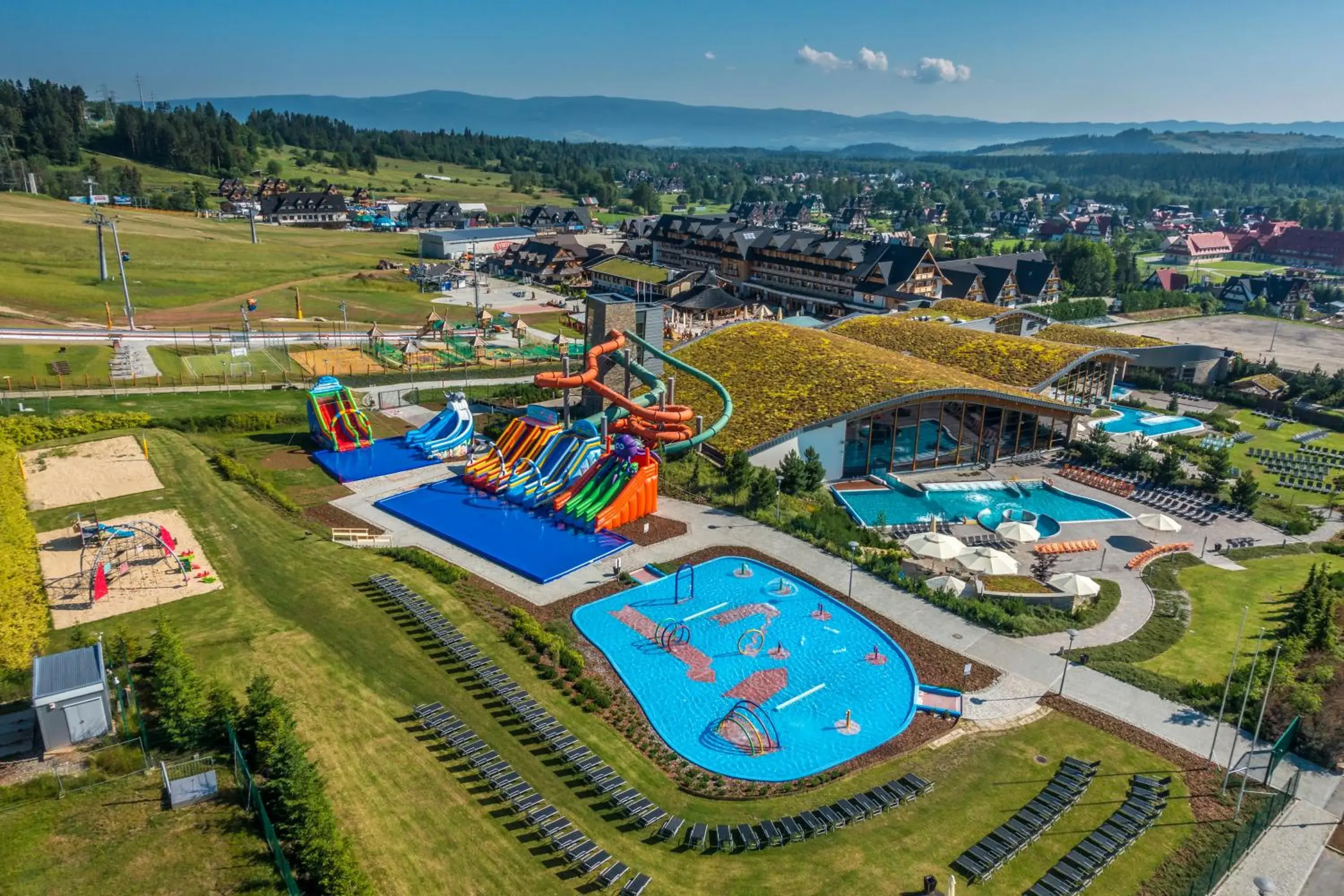 Children play ground, Bird's-eye View in Hotel Bania Thermal & Ski