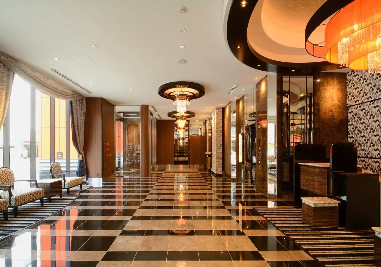 Lobby or reception in APA Hotel Kagoshima Tenmonkan Lobby or reception in APA Hotel Kagoshima Tenmonkan